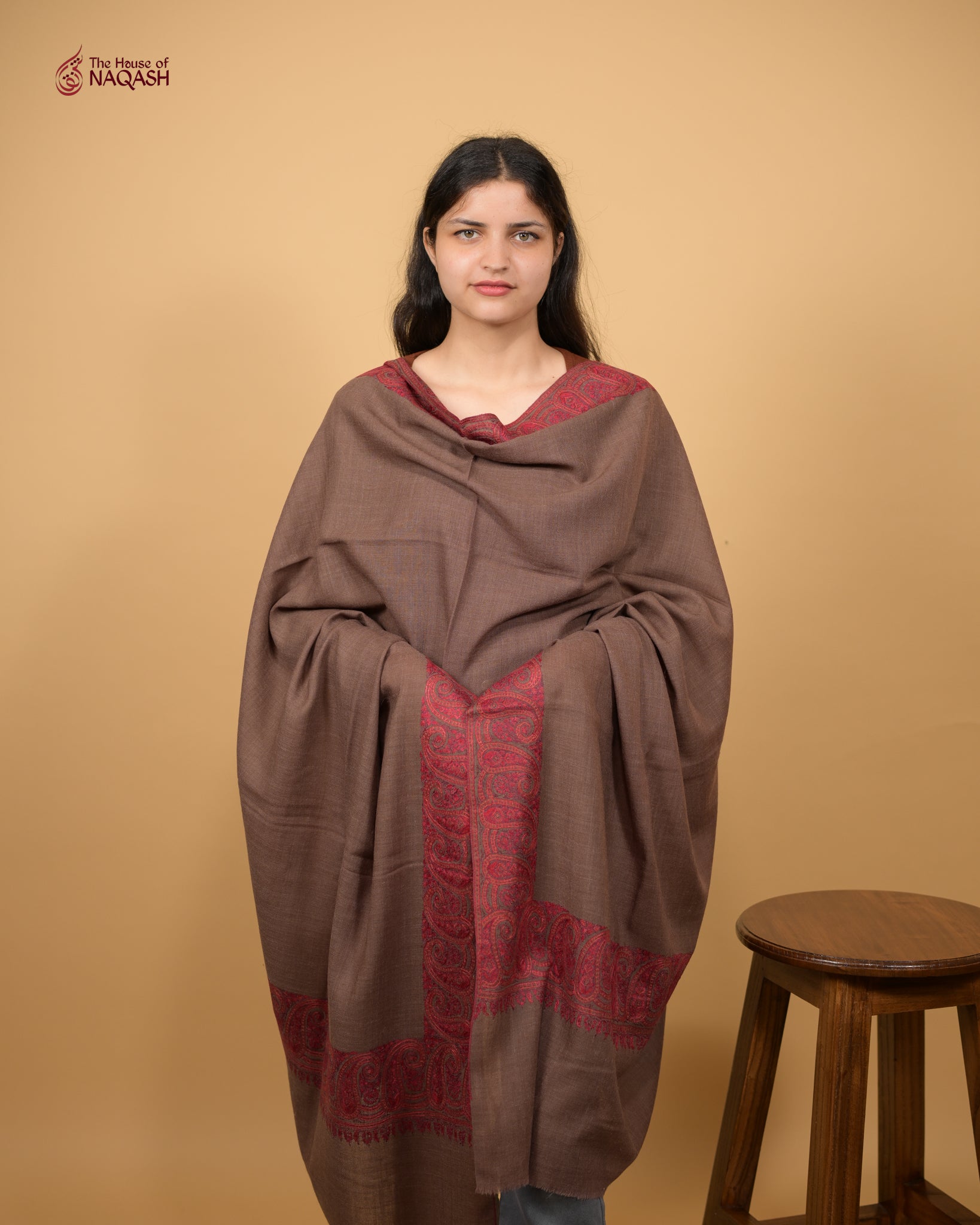 Lunar Veil Woolen Shawl