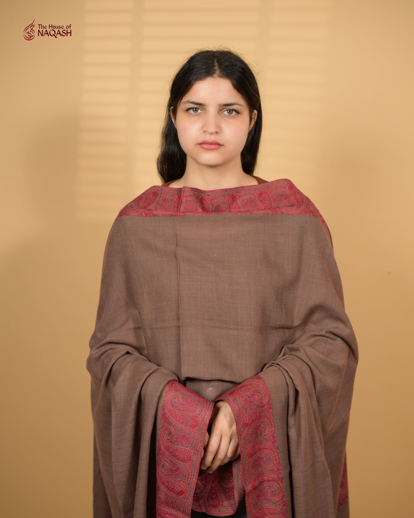 Lunar Veil Woolen Shawl