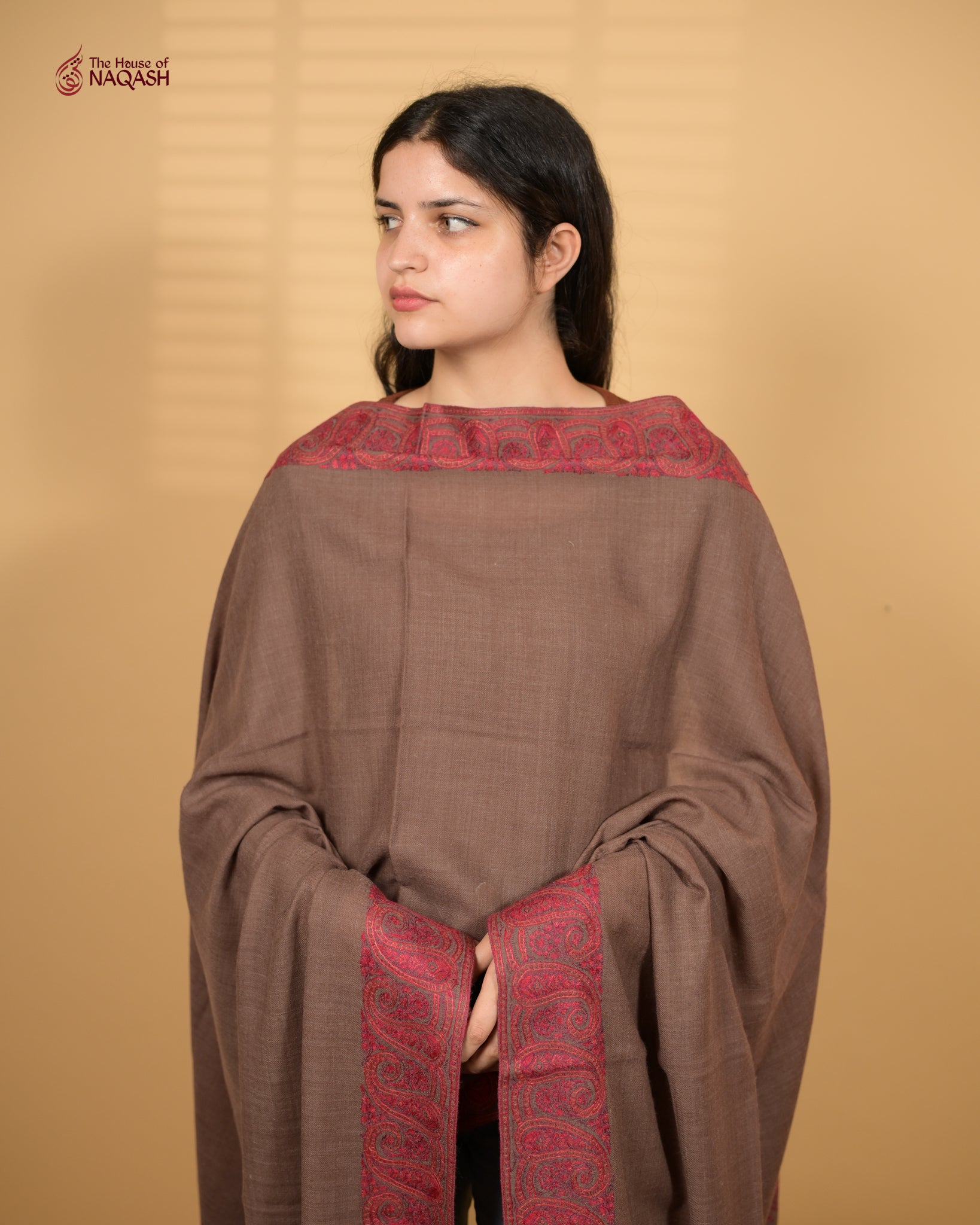 Lunar Veil Woolen Shawl