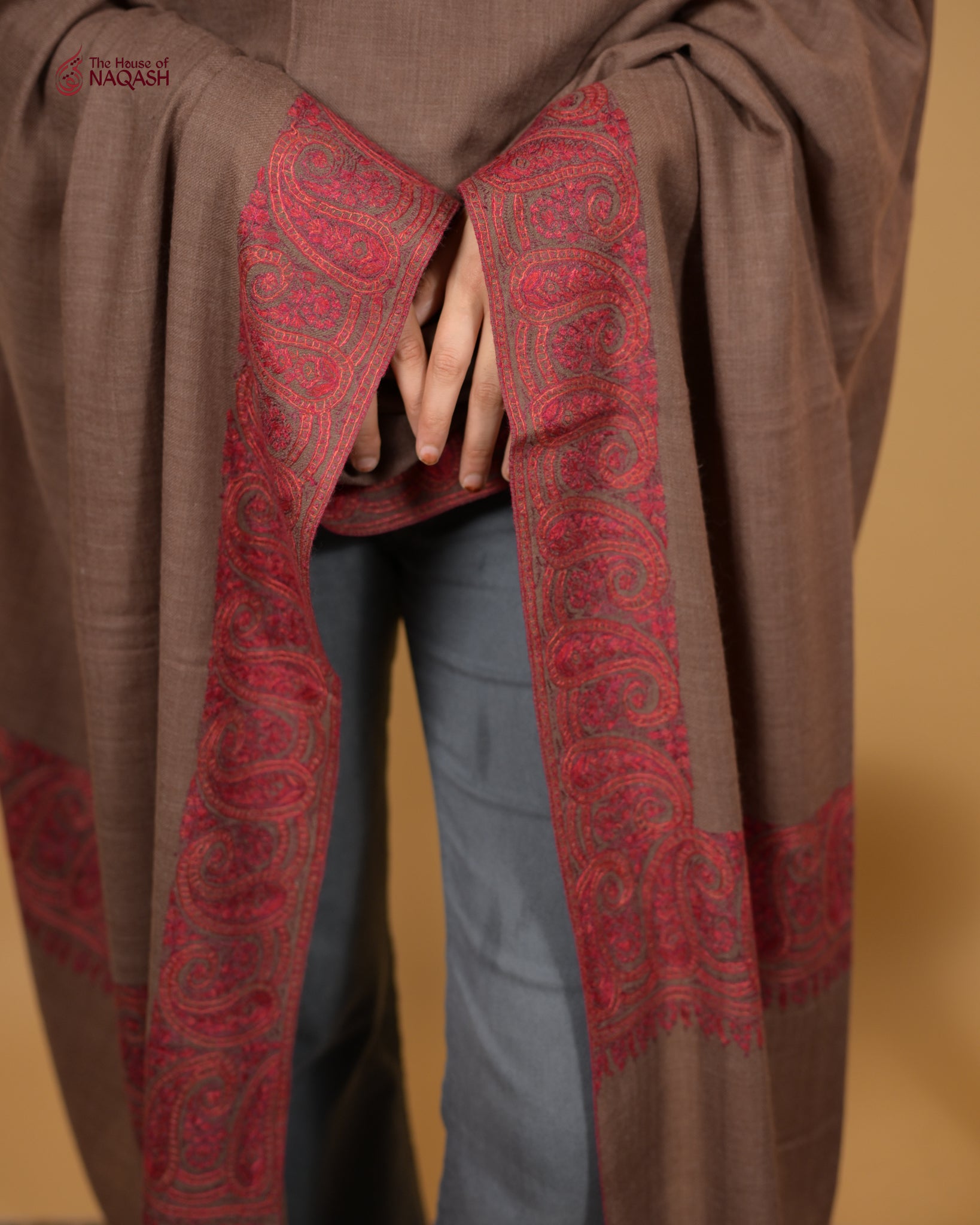 Lunar Veil Woolen Shawl