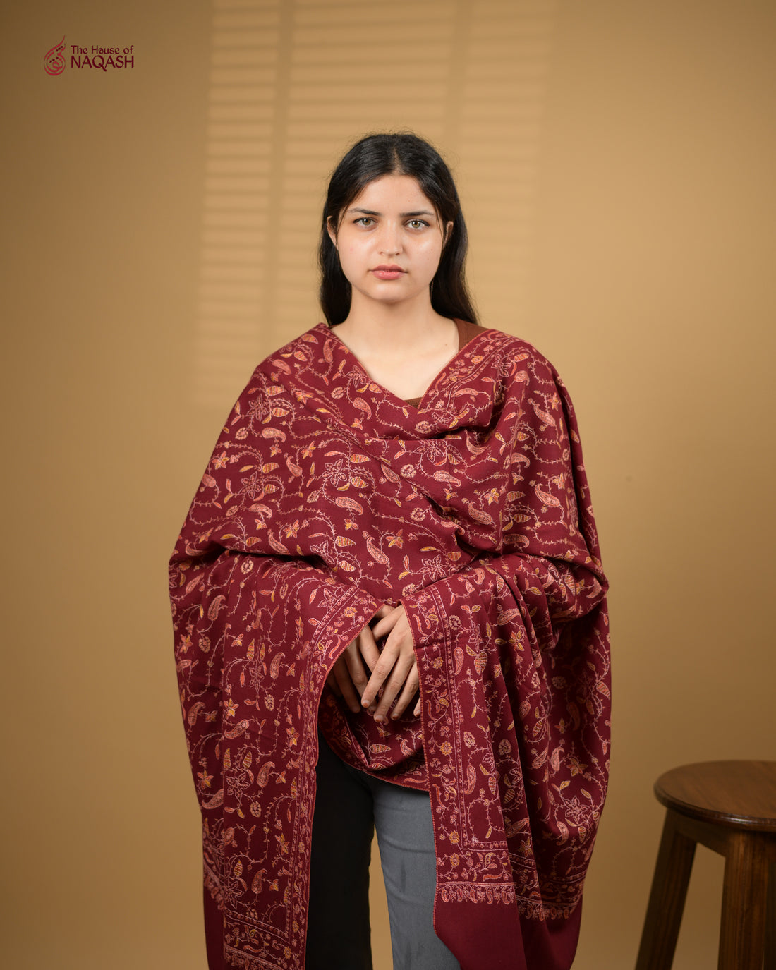 Rogue Ember Woolen Shawl