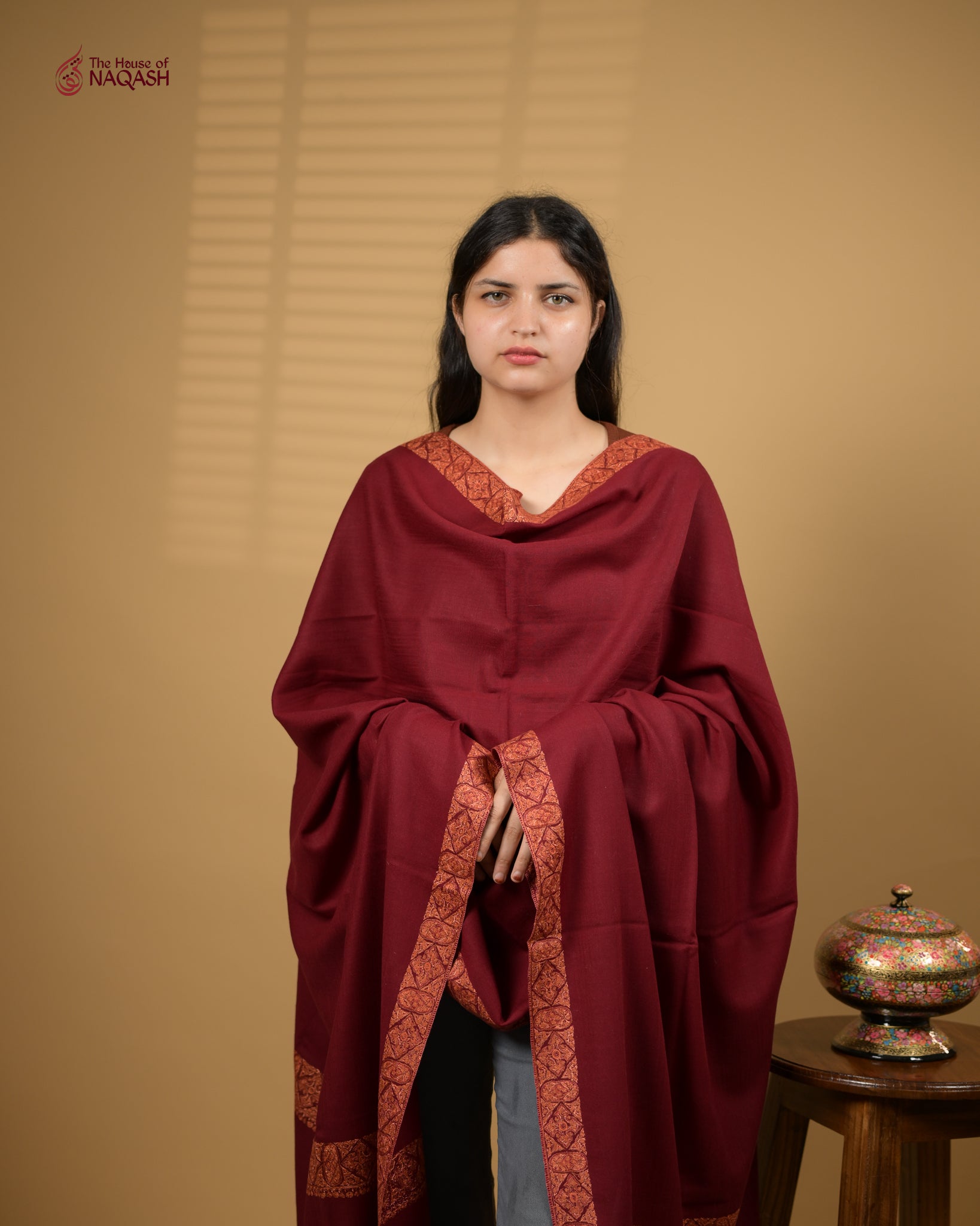 Ember Touch Woolen Shawl