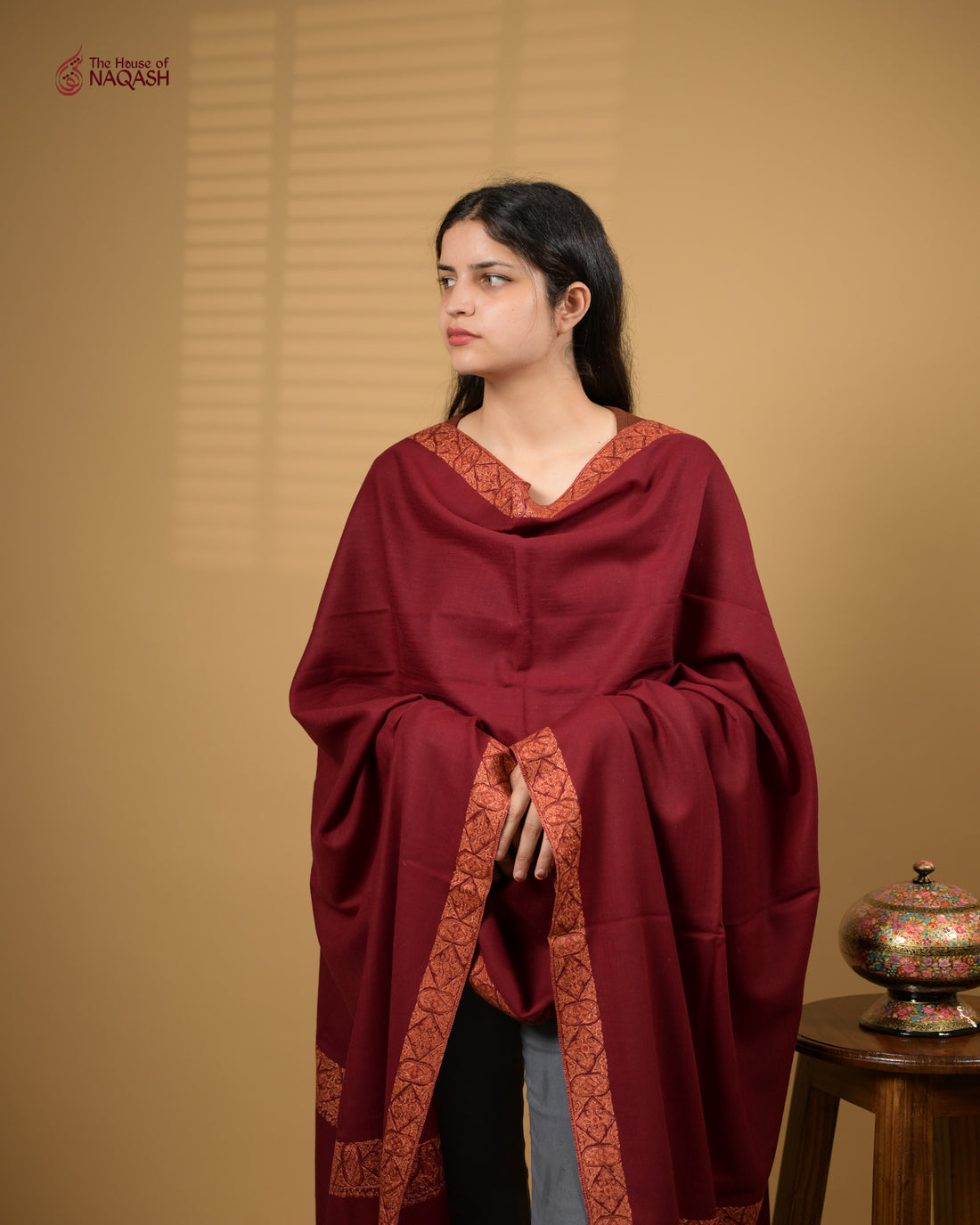 Ember Touch Woolen Shawl