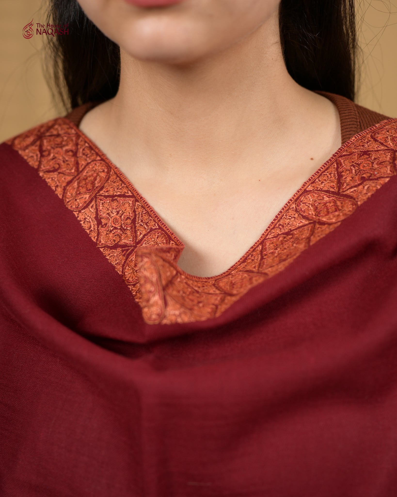 Ember Touch Woolen Shawl