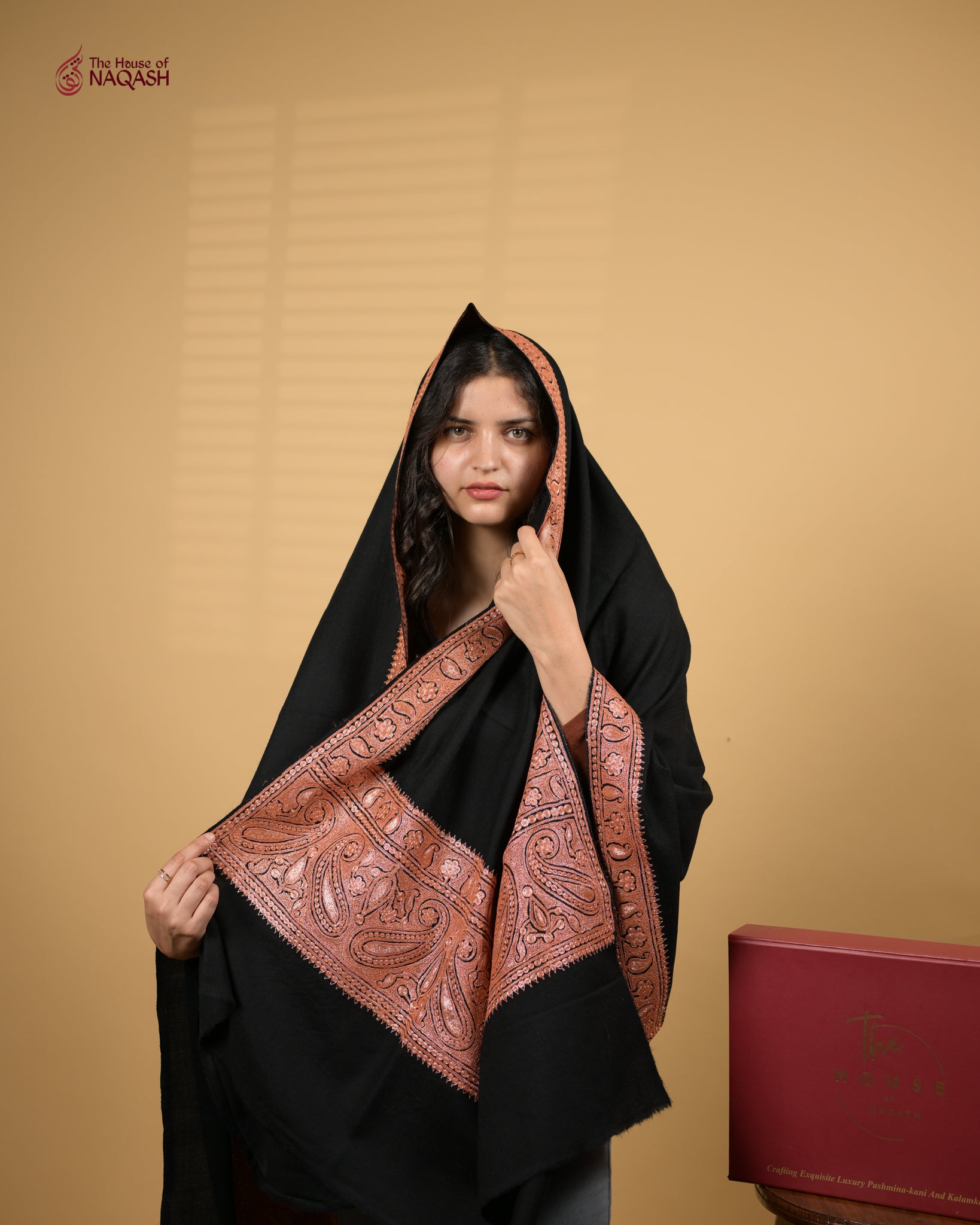 Kashmiri Heritage Tilla Shawl