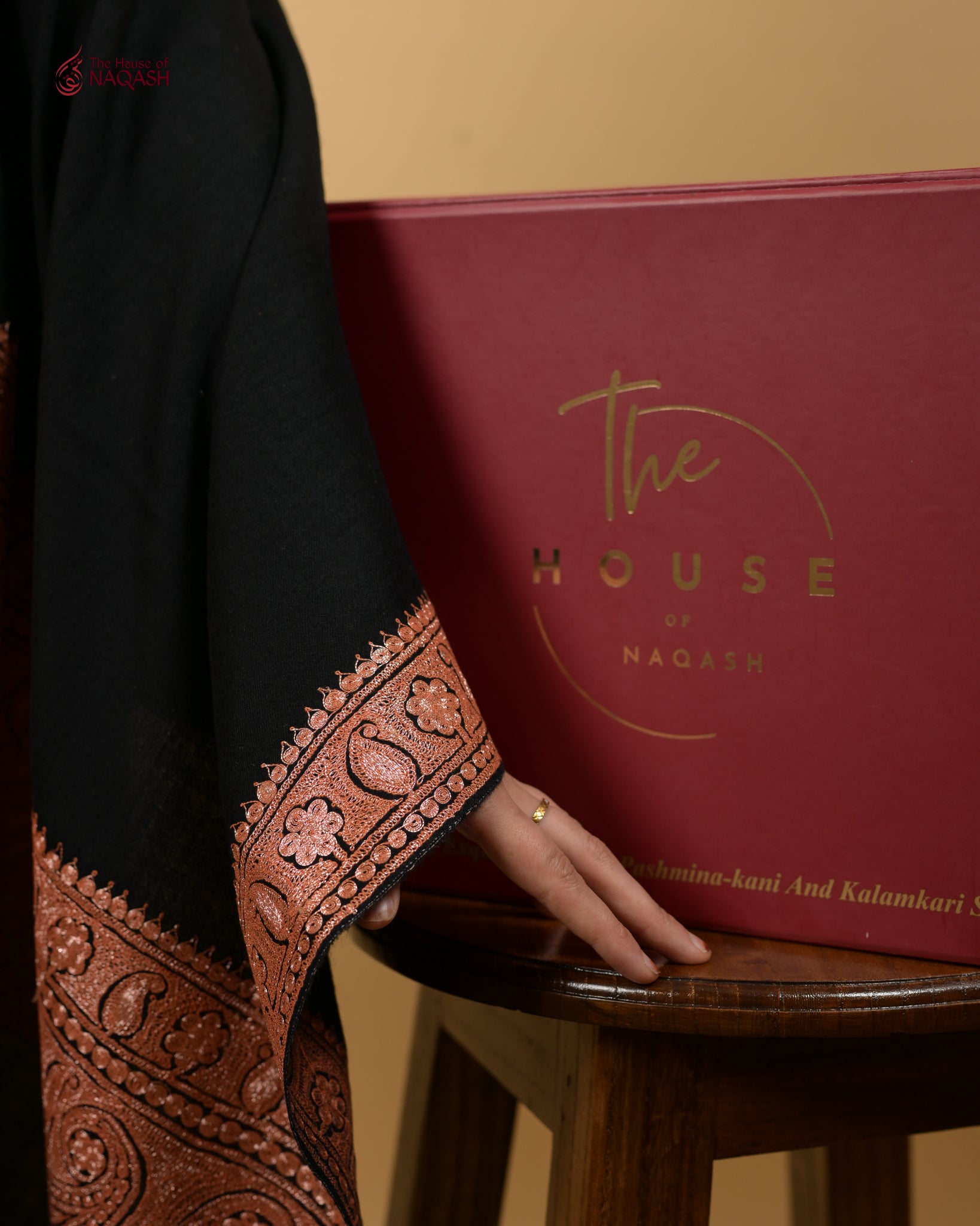 Kashmiri Heritage Tilla Shawl