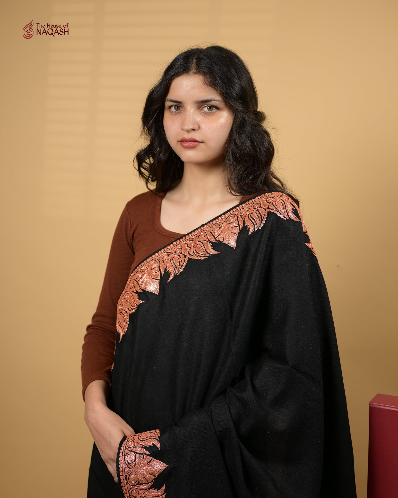 Exquisite Kashmiri Tilla Shawl