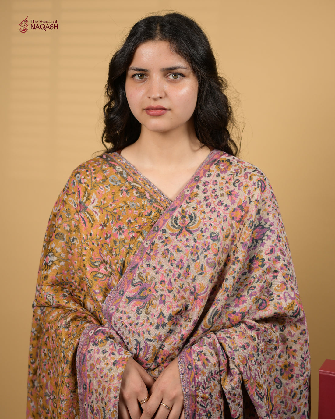 Golden Sands Reversible Shawl