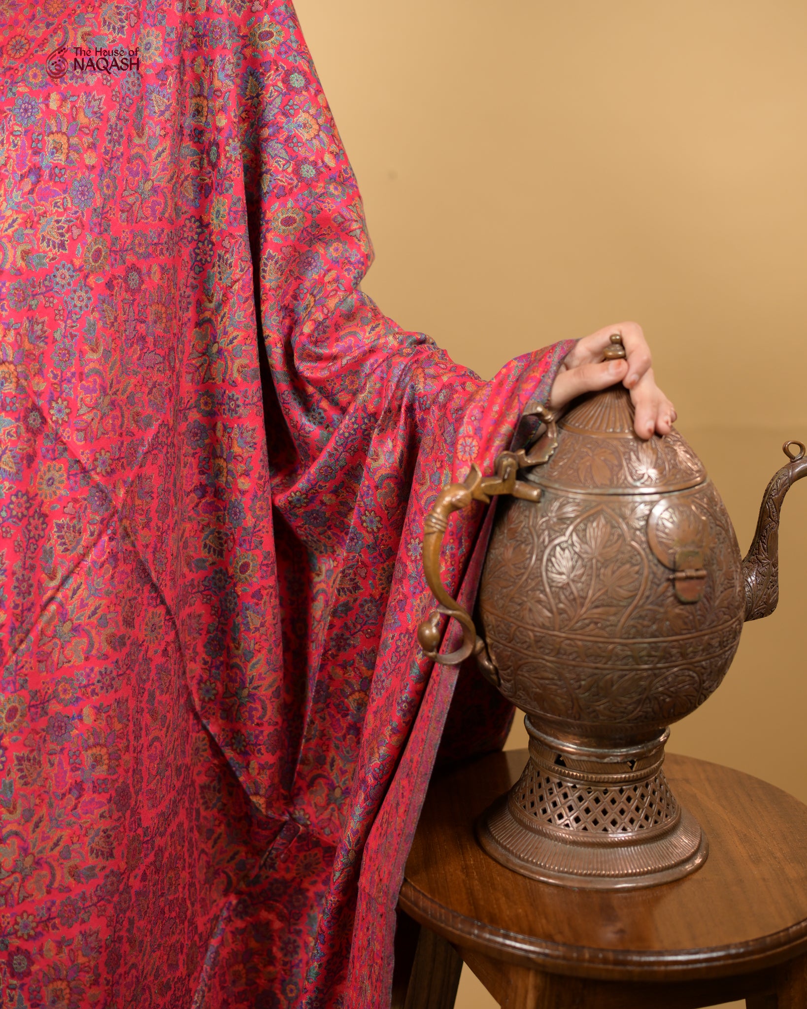 Blush Silk Shawl
