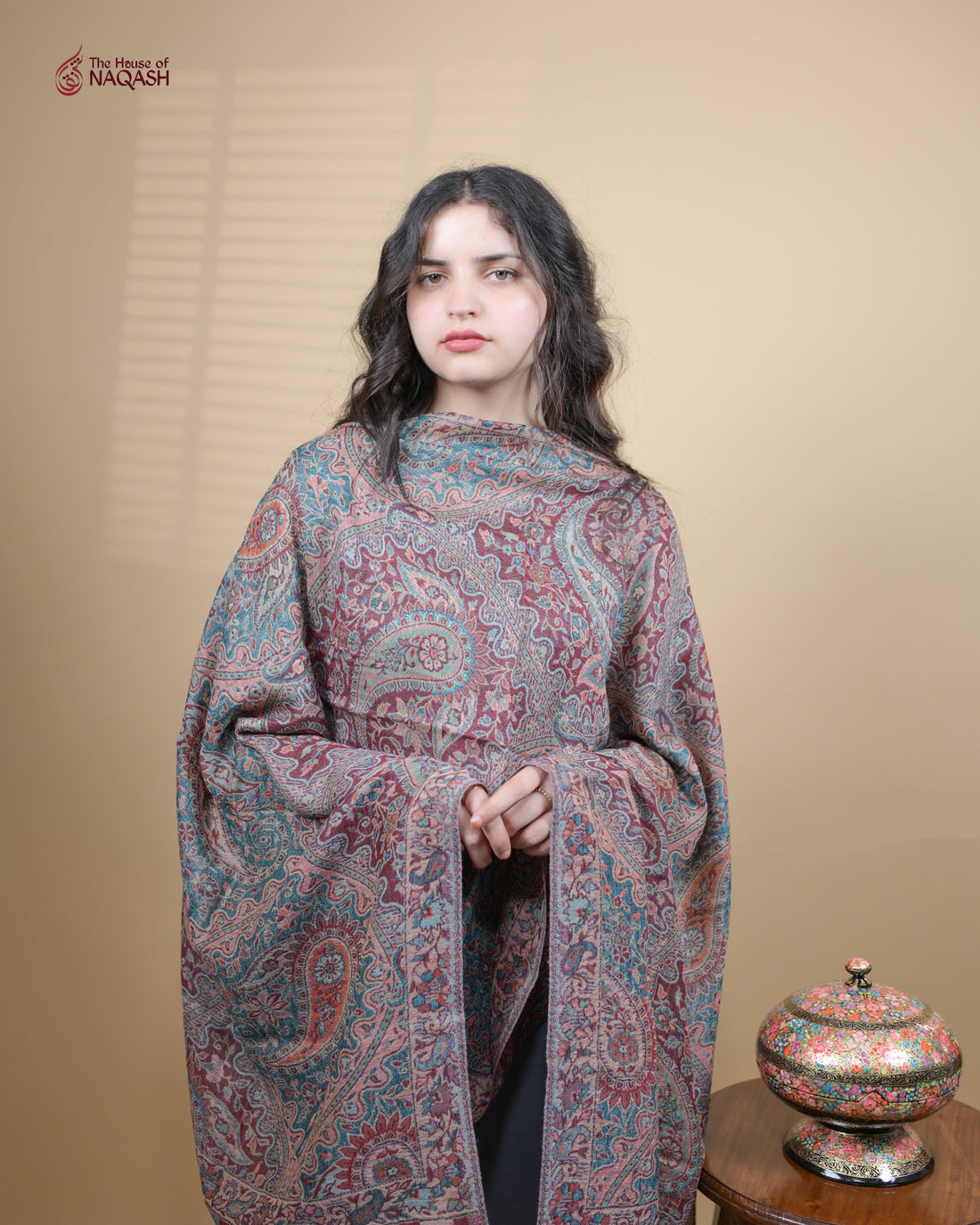 Golden Dune Weave Stole