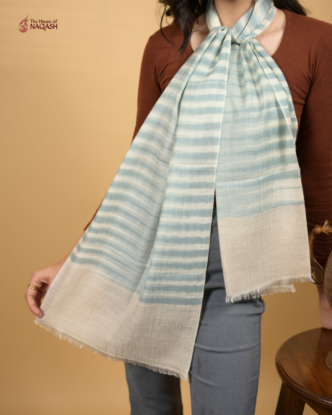 Serene Sky Veil Wrap