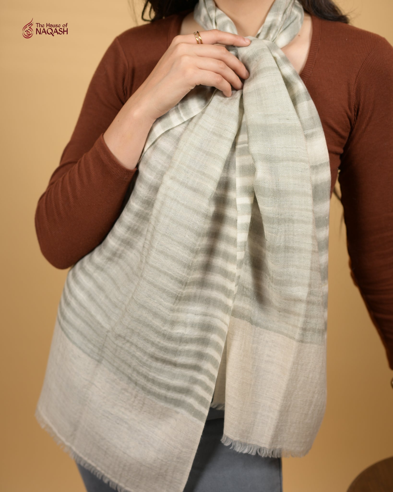 Posh Greyscale Elegance Wrap