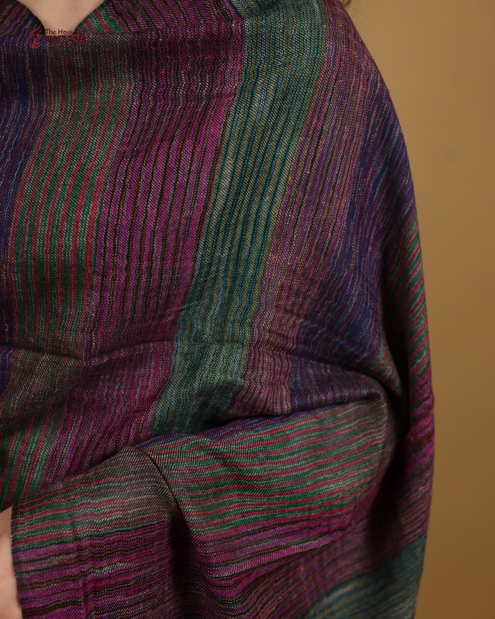Ash Gray Striped Wrap