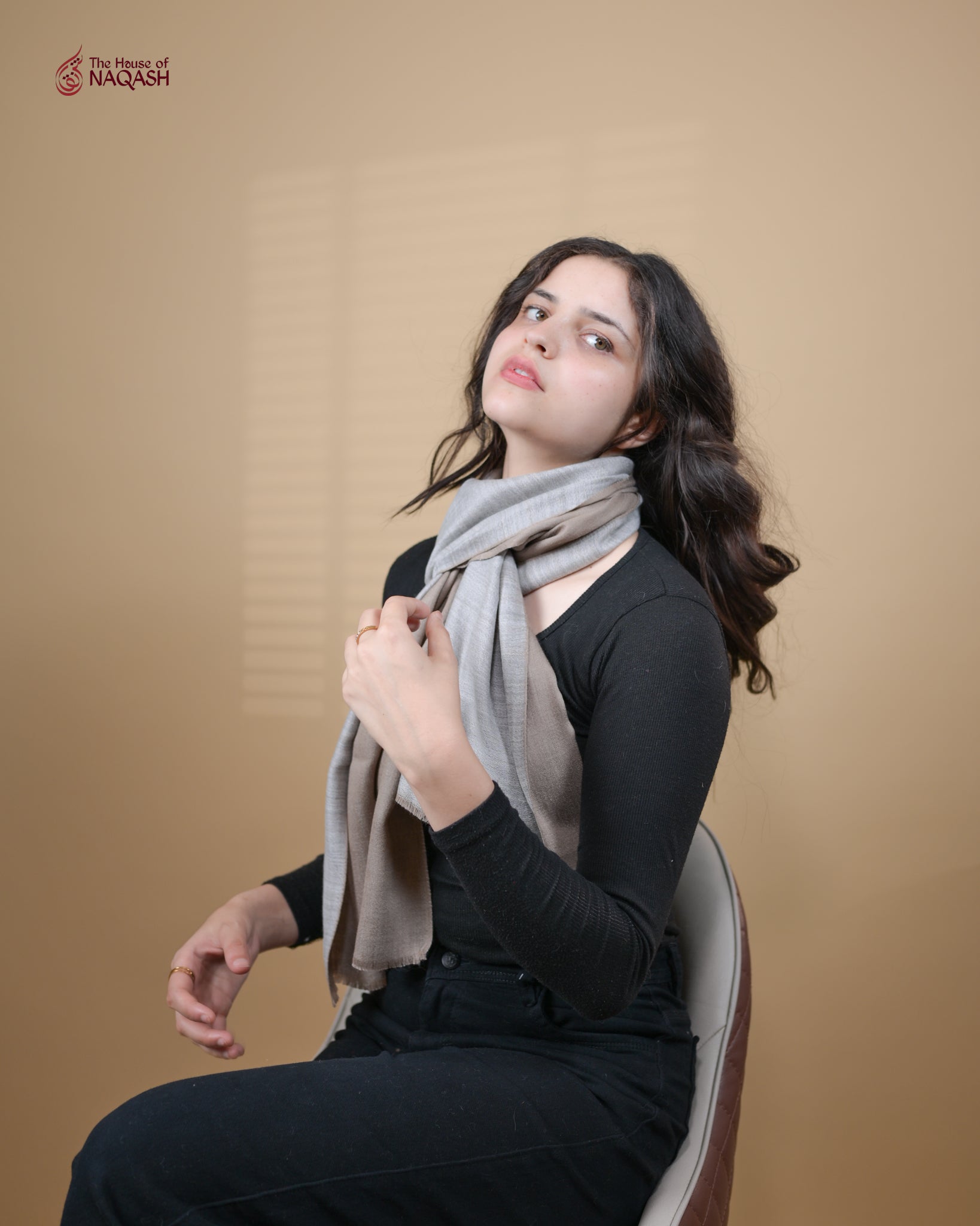 Stone & Sand Reversible Scarf