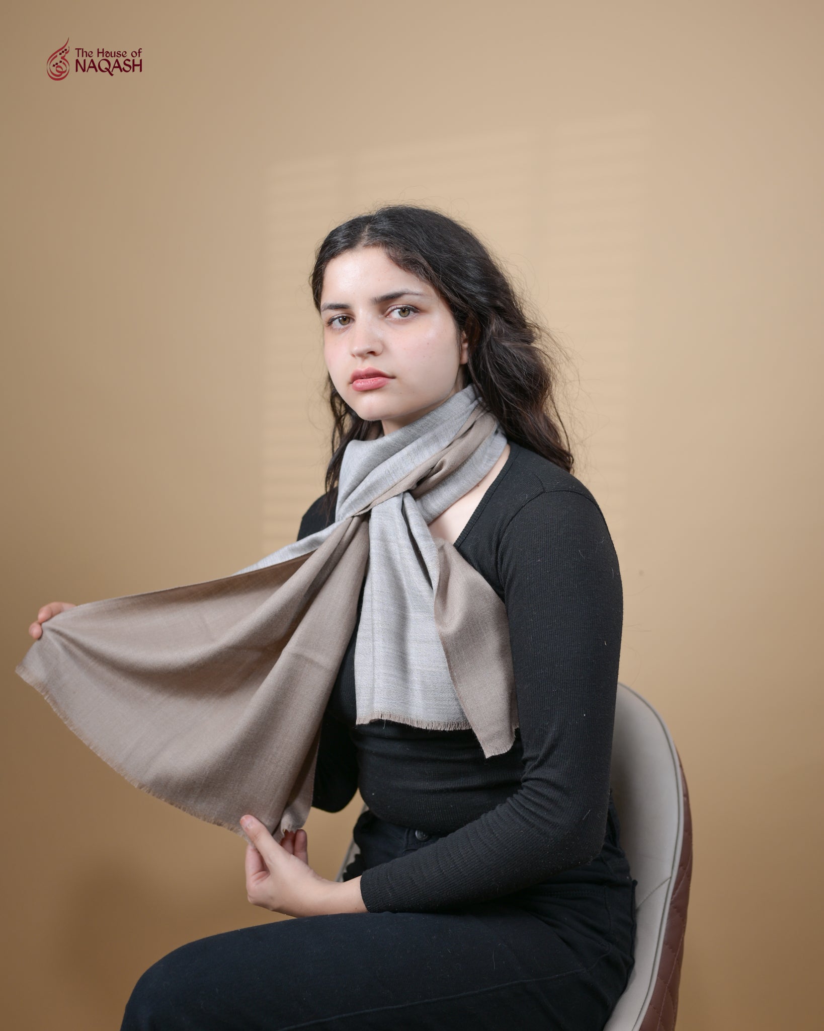 Stone & Sand Reversible Scarf