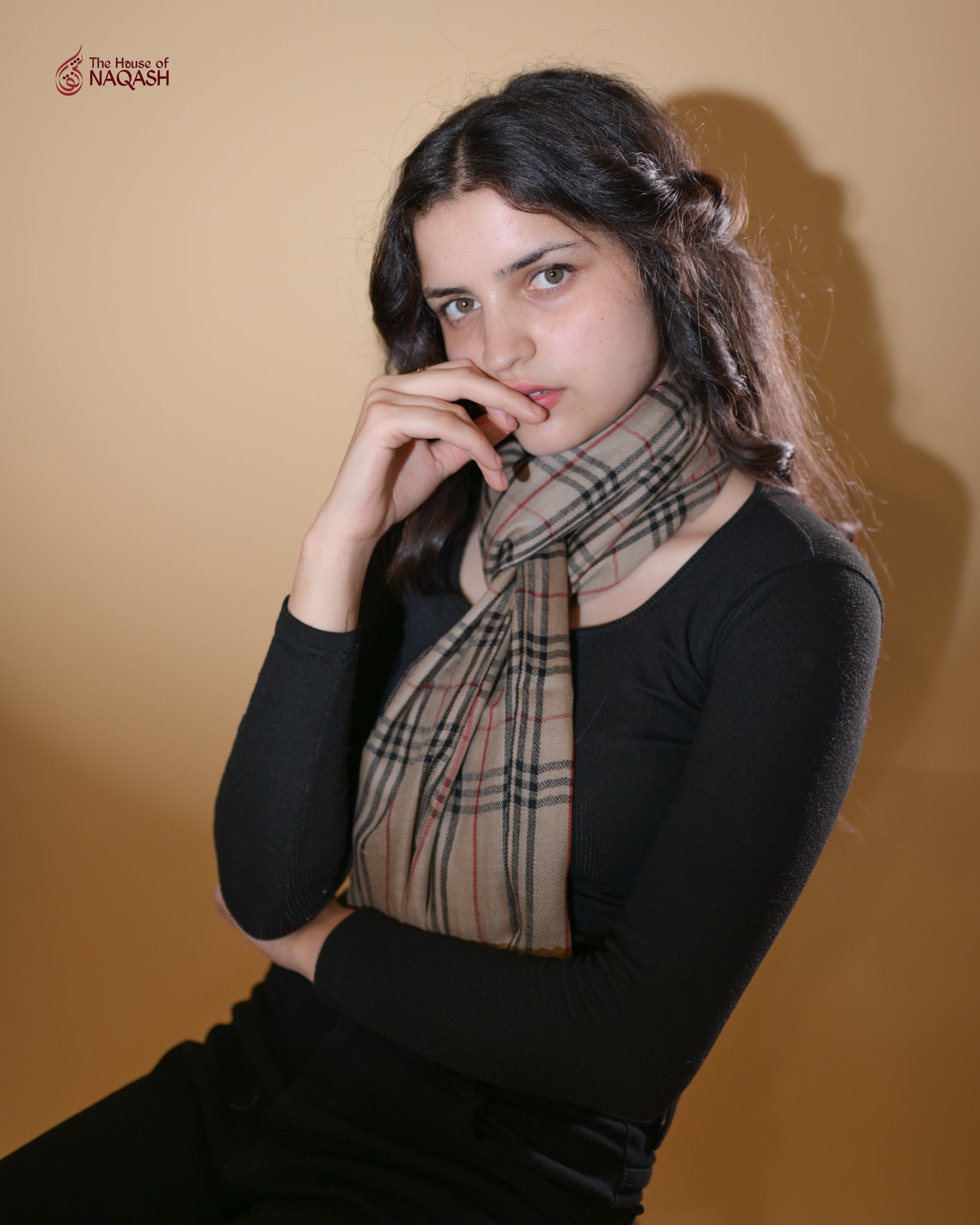 Autumn Ember Wool Scarf