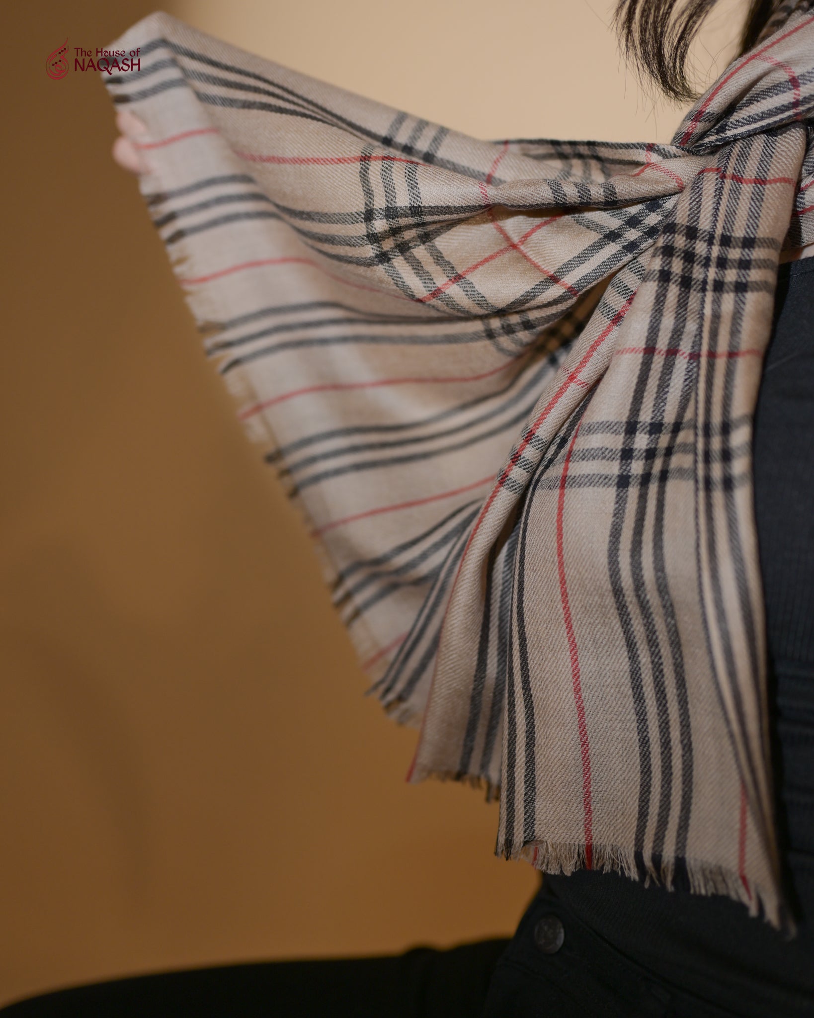 Autumn Ember Wool Scarf