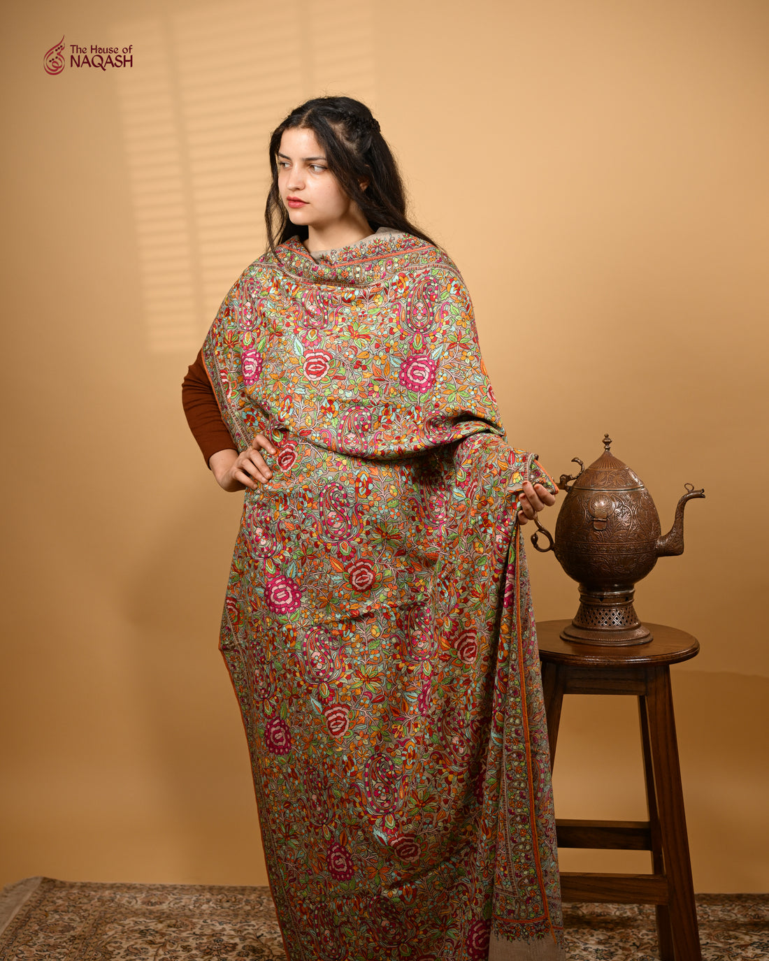 Topaz GI Pashmina Shawl