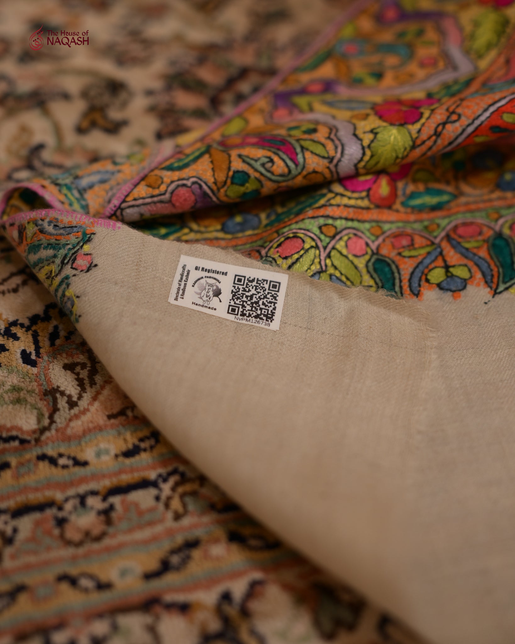 Chromatic GI Pashmina Shawl