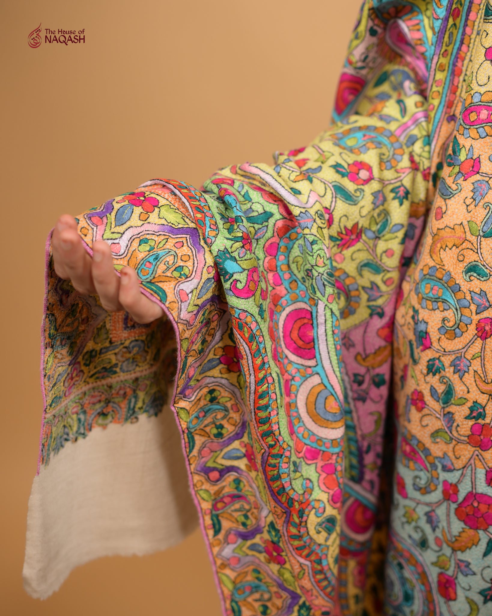 Chromatic GI Pashmina Shawl