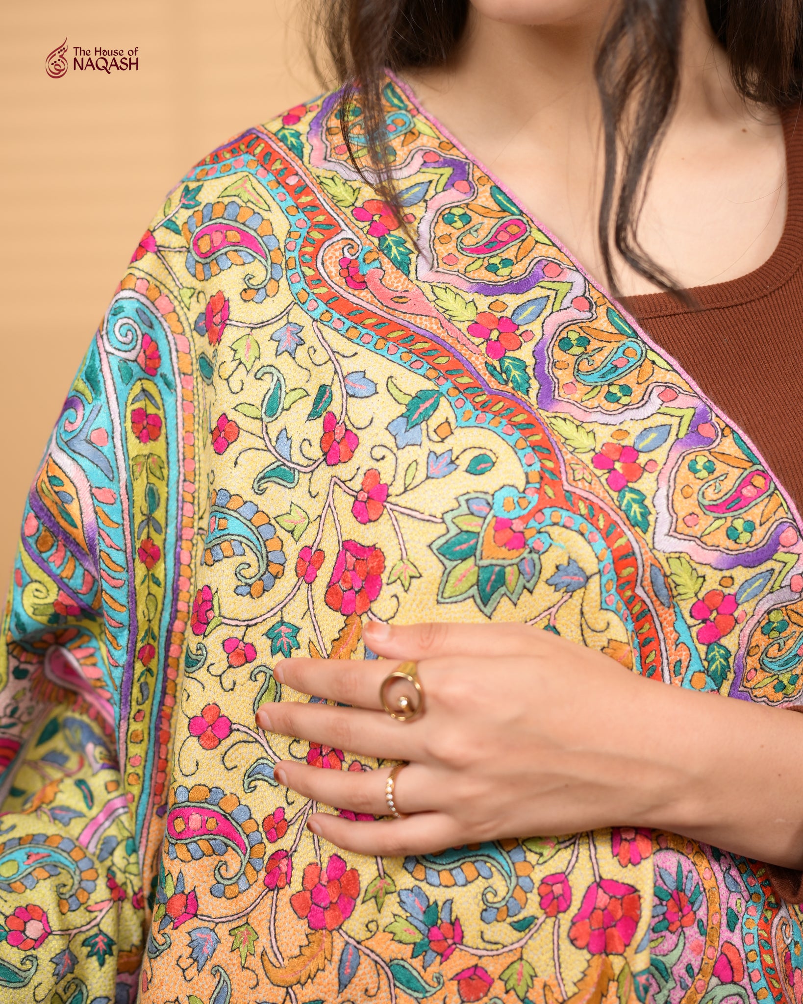 Chromatic GI Pashmina Shawl