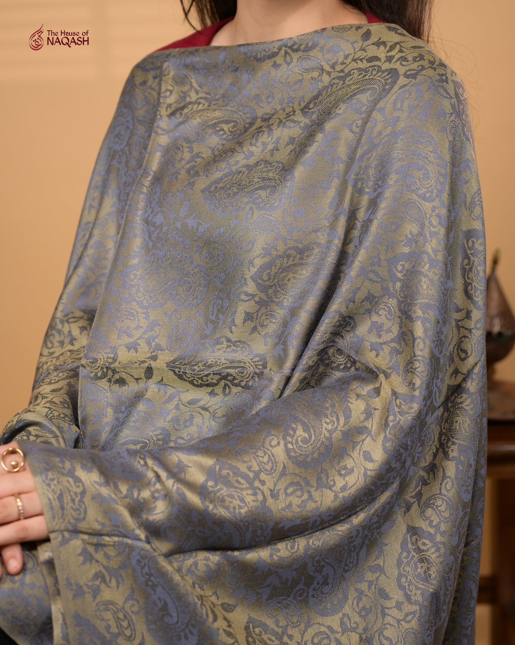 Pale Olive Drapery