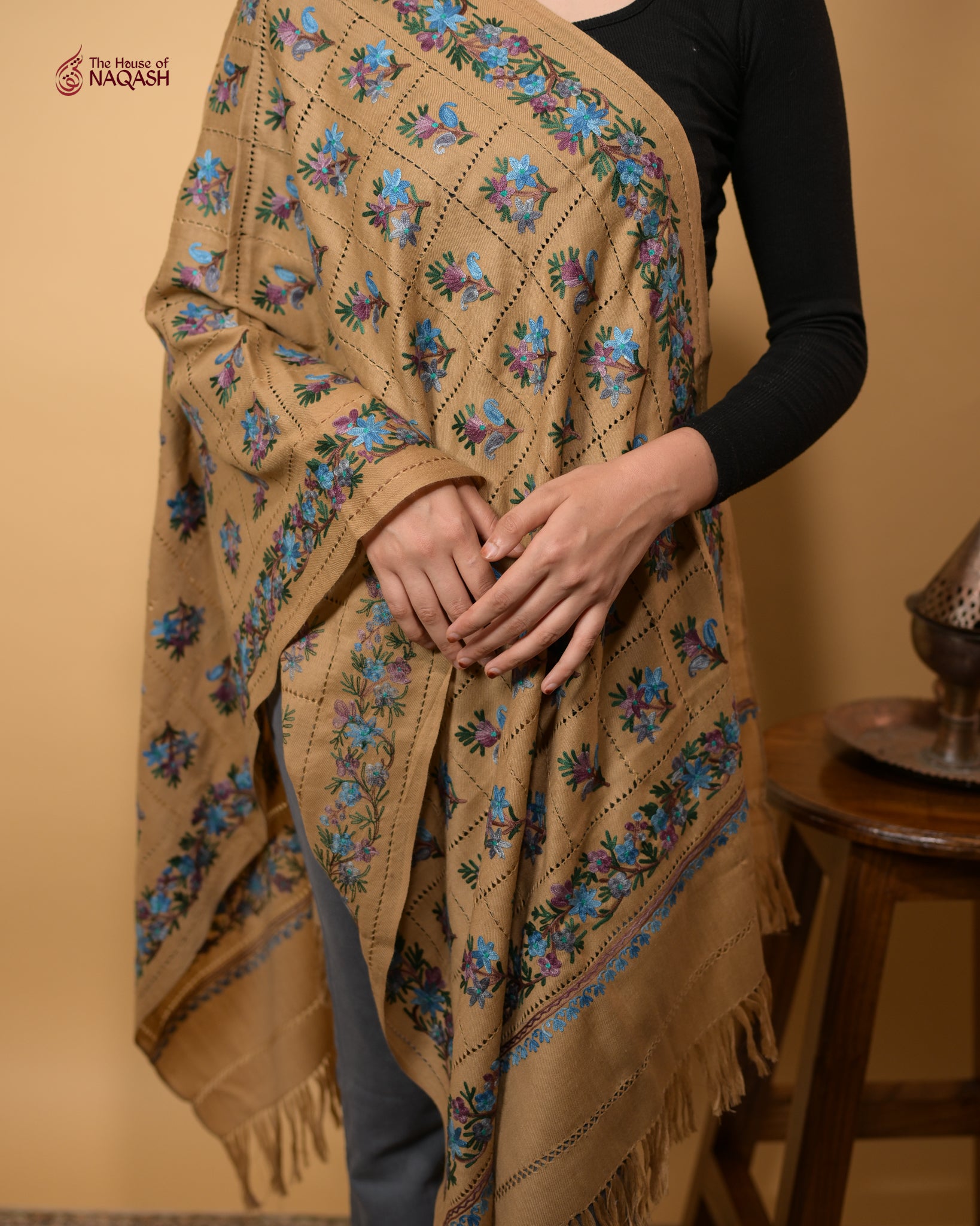 Golden Elegance Wrap