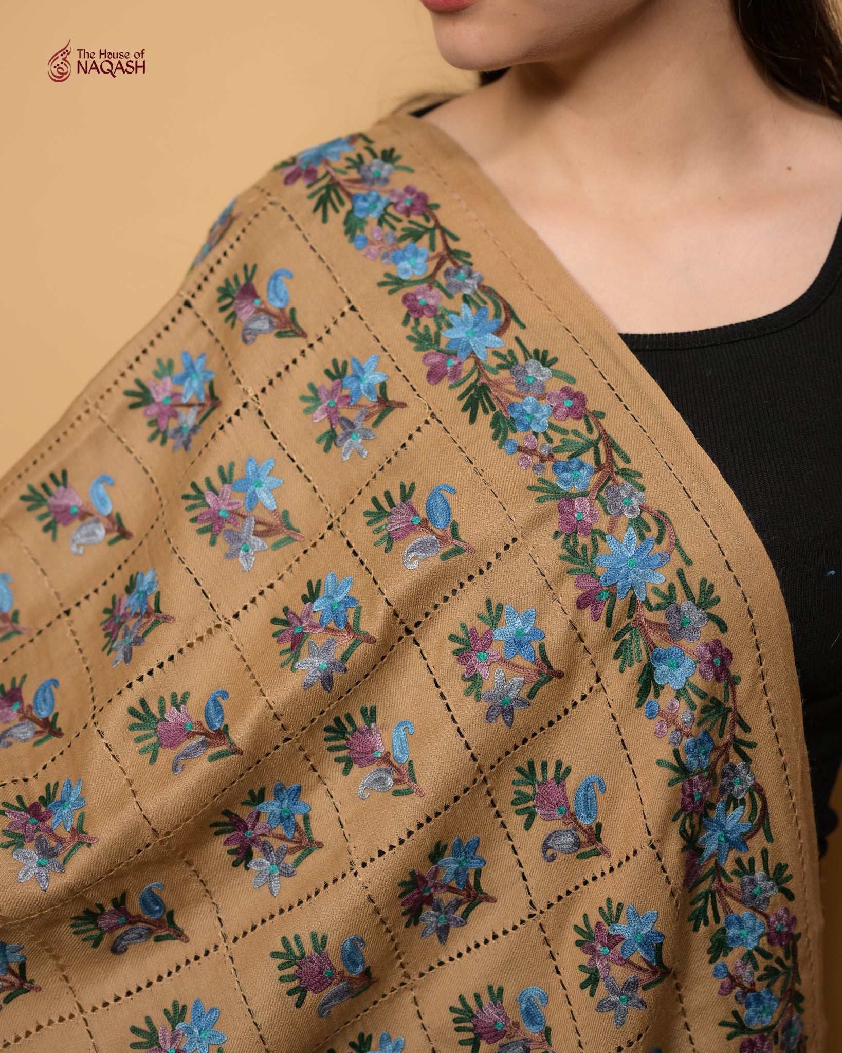 Golden Elegance Wrap