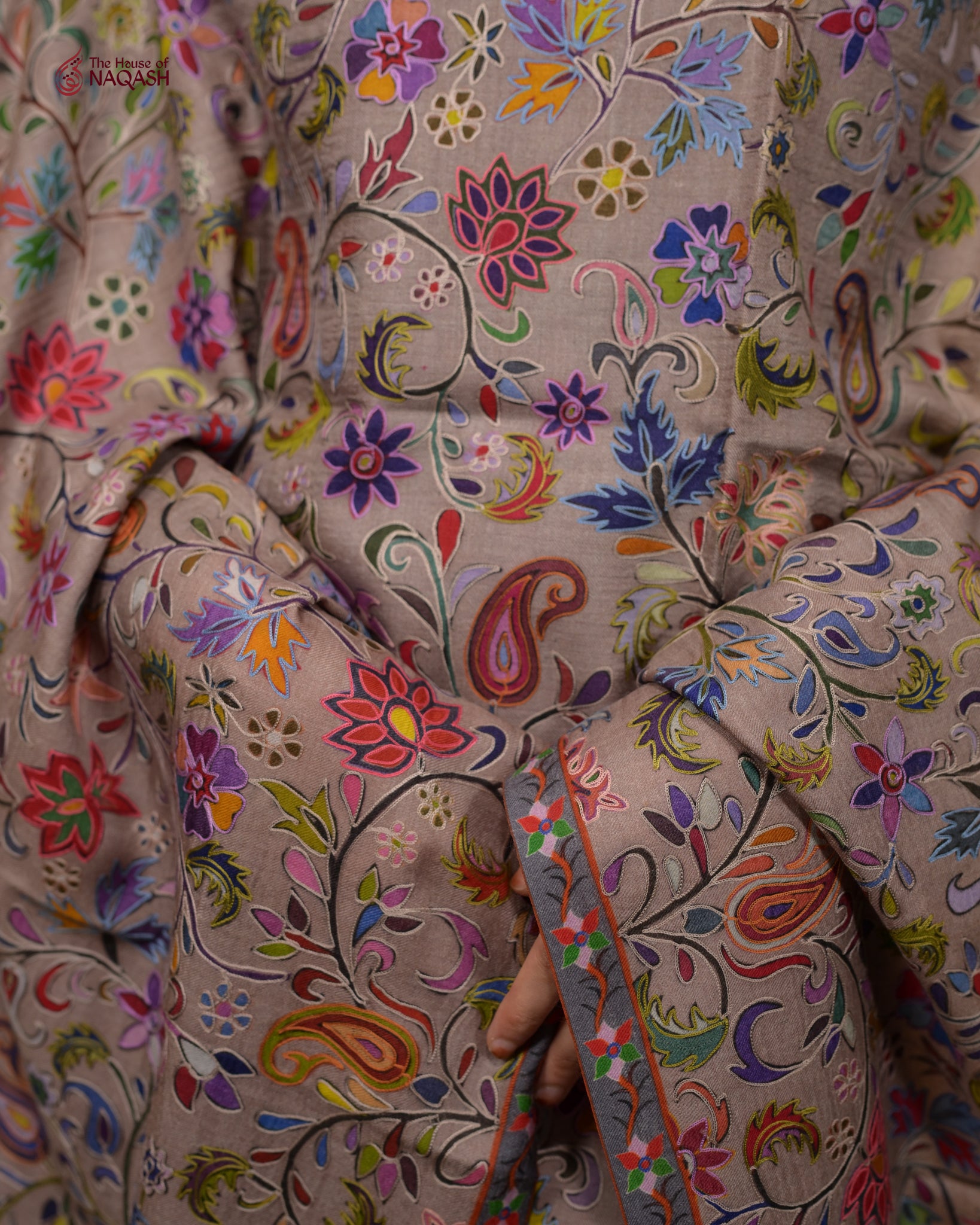 Floral Fresco Kalamkari Stole