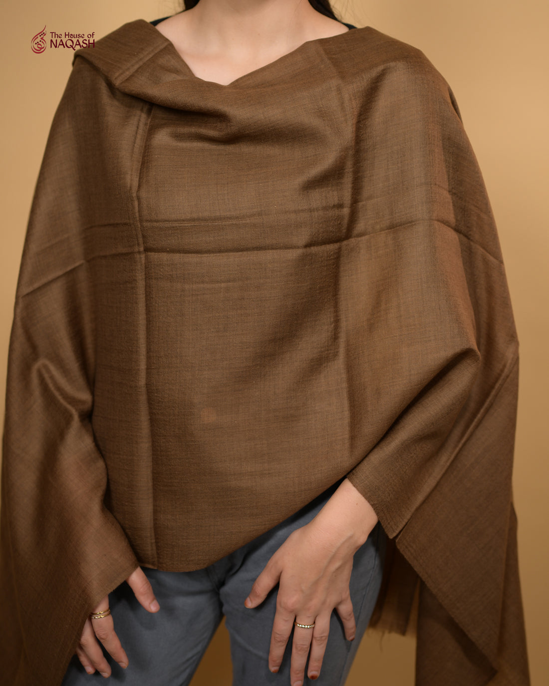 Rich Roast Cashmere Stole