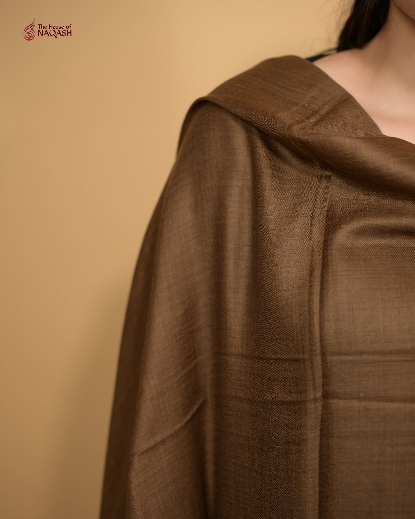Rich Roast Cashmere Stole
