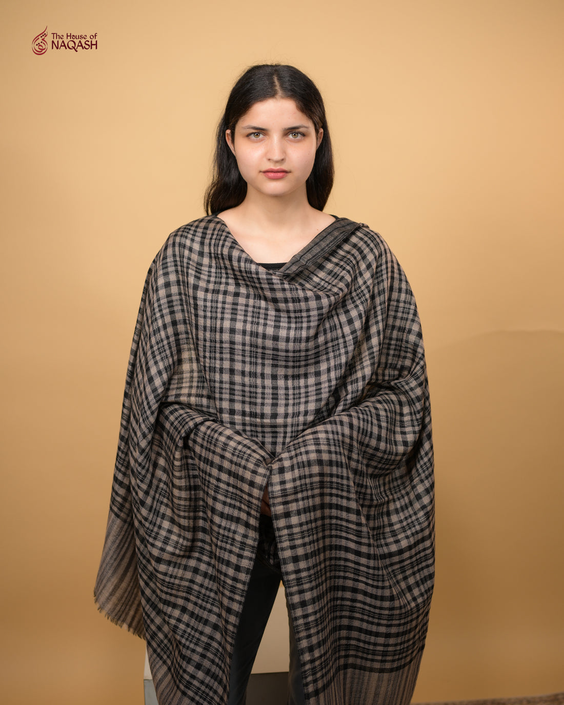 Black and Grey Checkdar