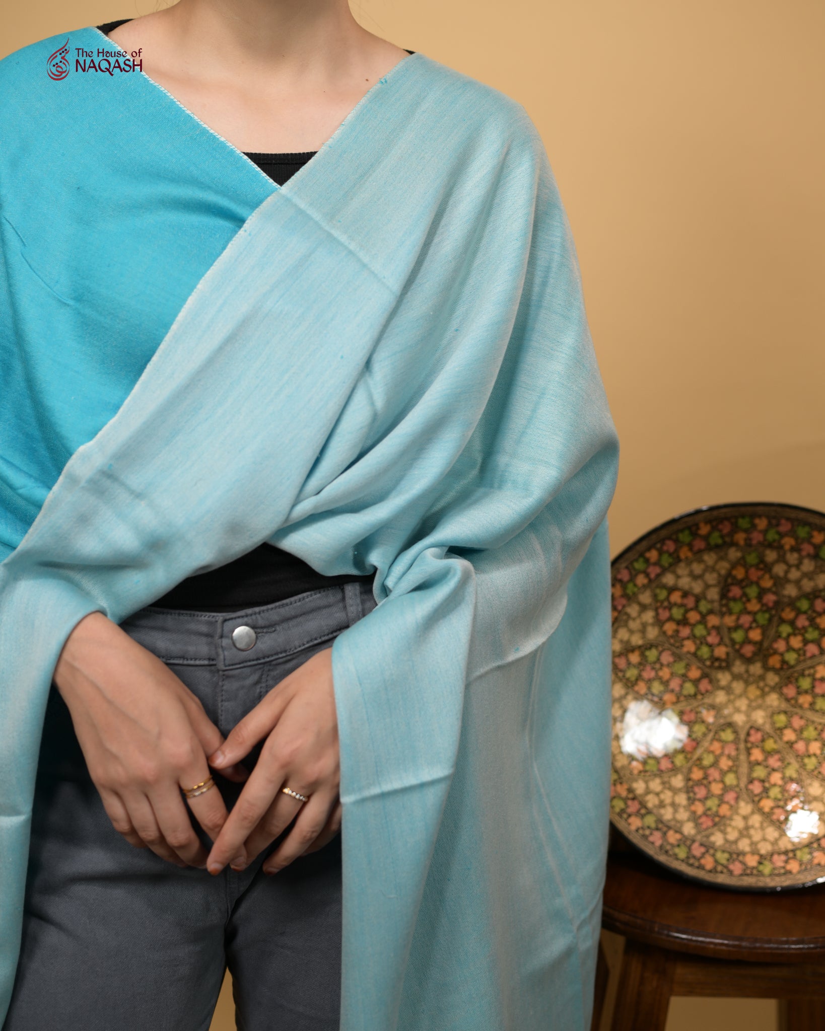 Sea Breeze & Sky Whisper Stole