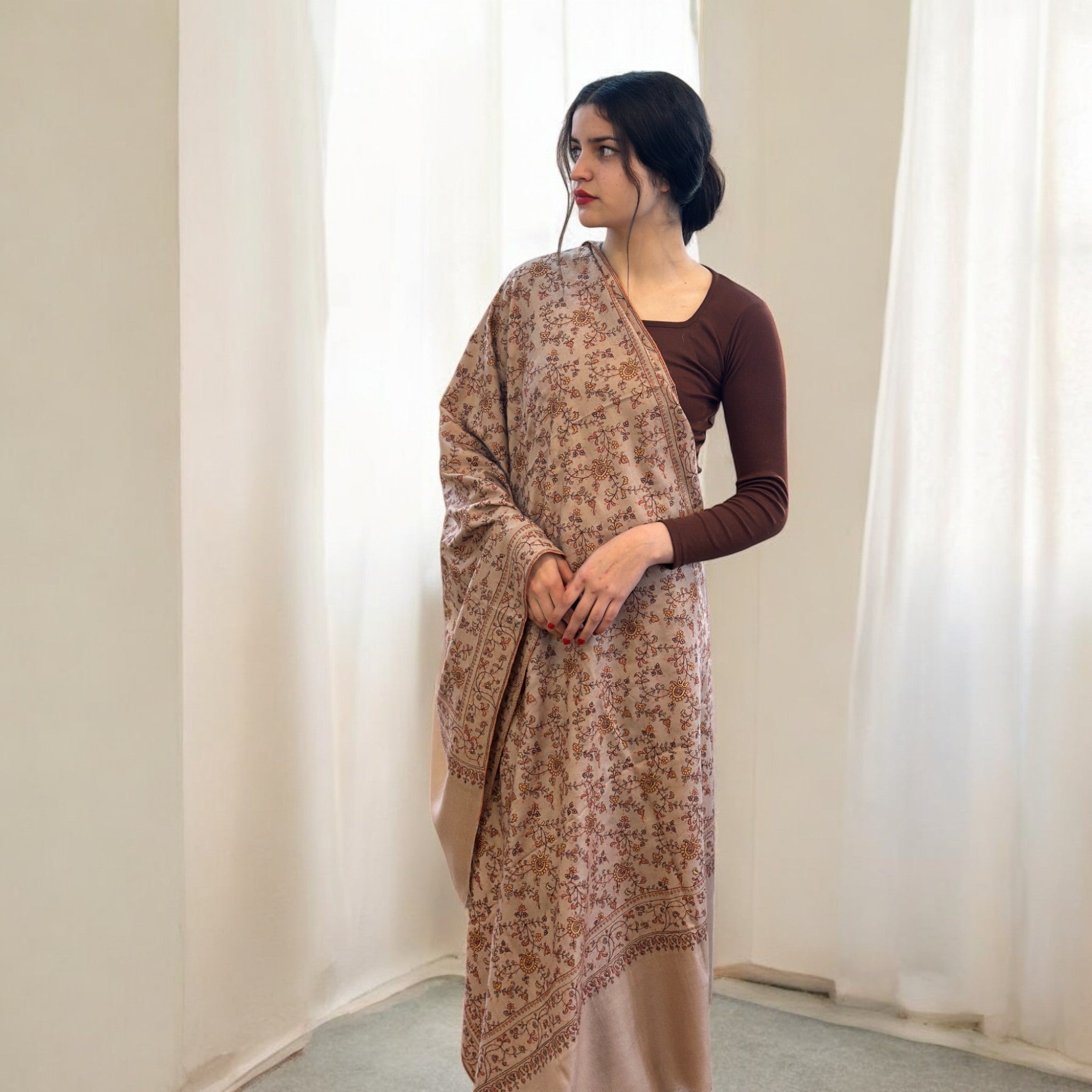 Pure Serenity Handmade Pashmina Shawl