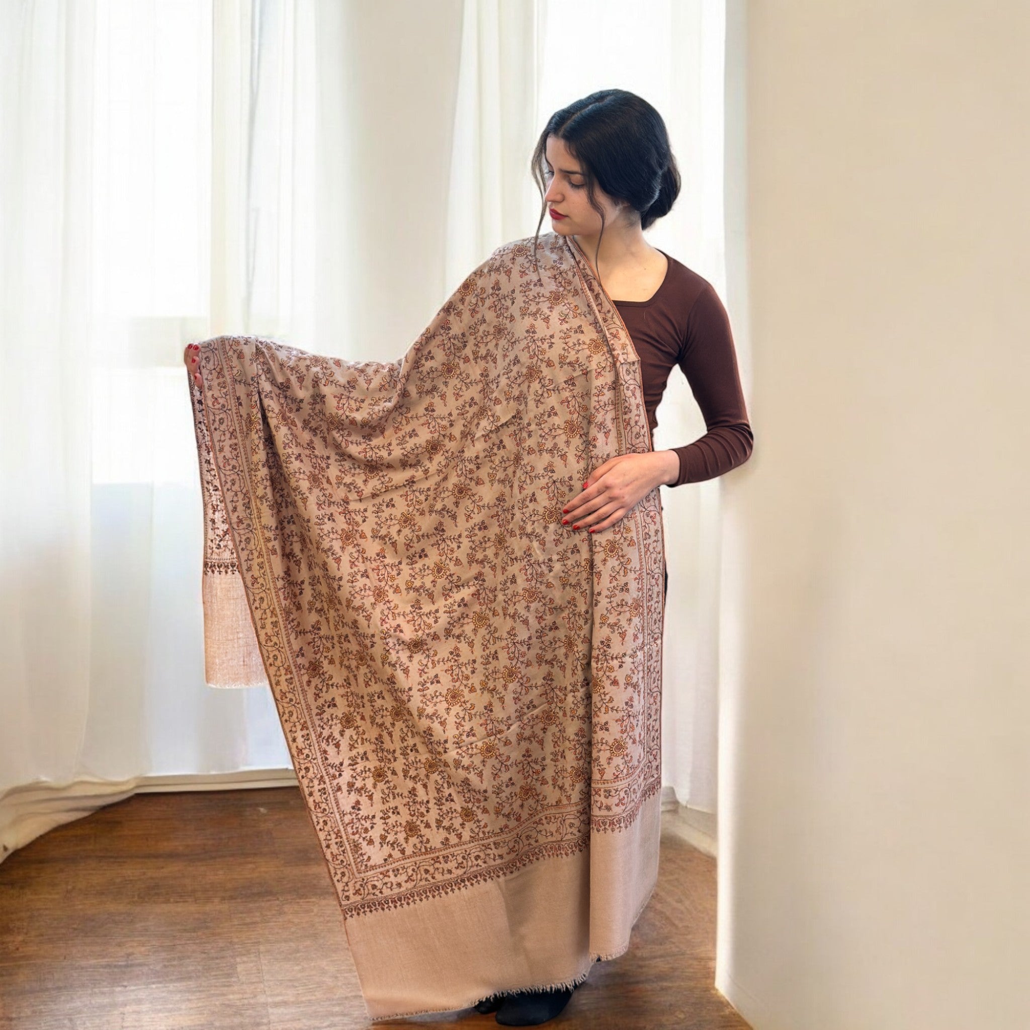 Pure Serenity Handmade Pashmina Shawl