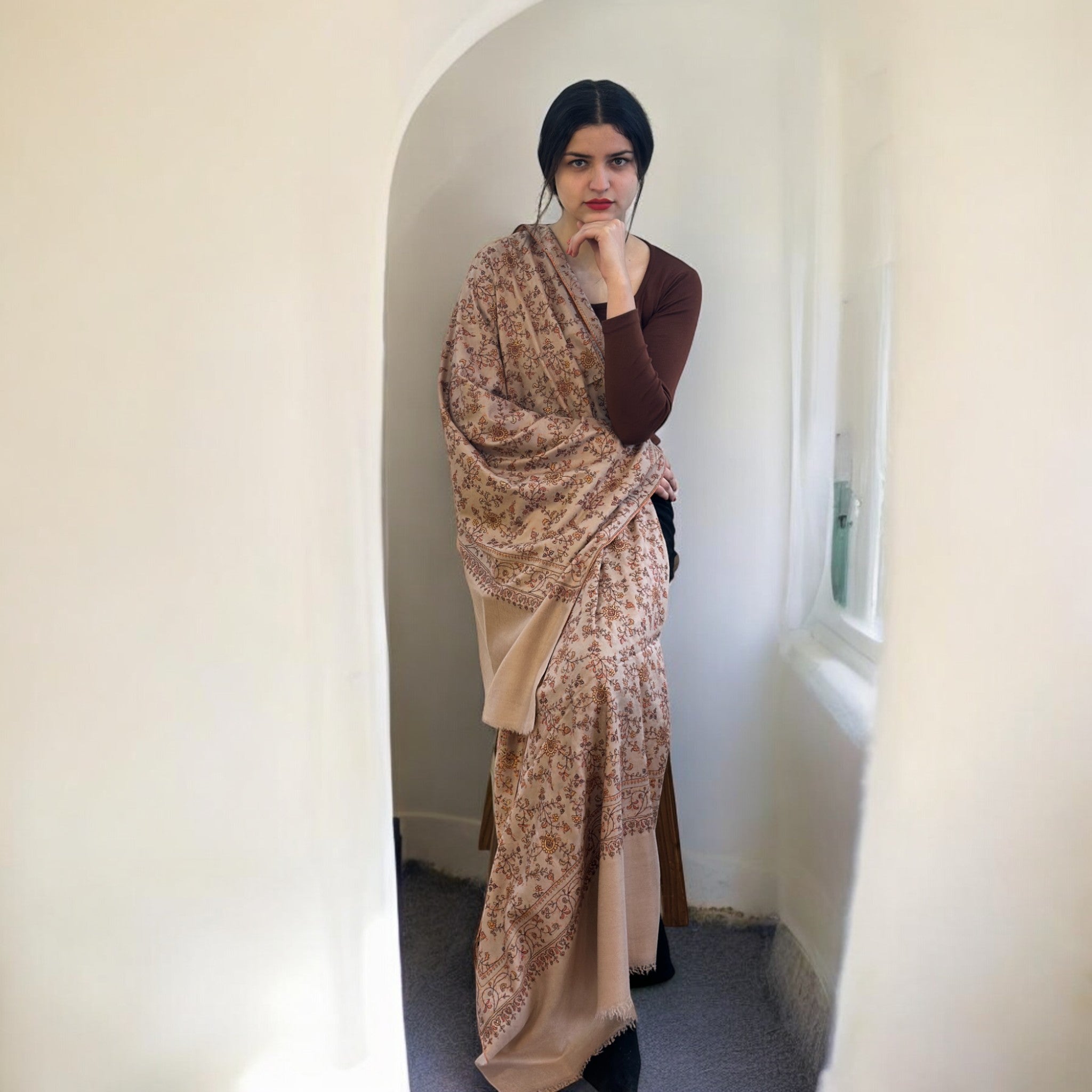 Pure Serenity Handmade Pashmina Shawl