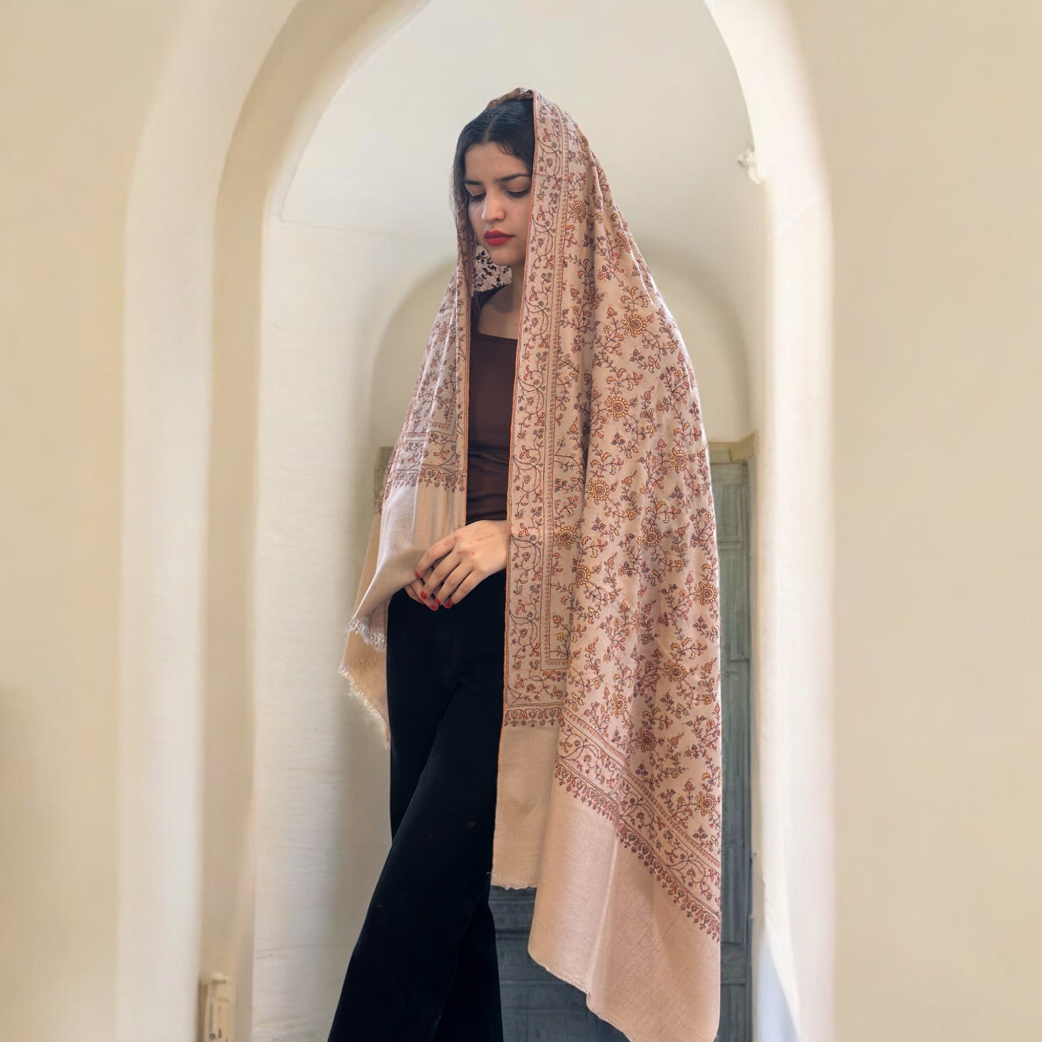 Pure Serenity Handmade Pashmina Shawl