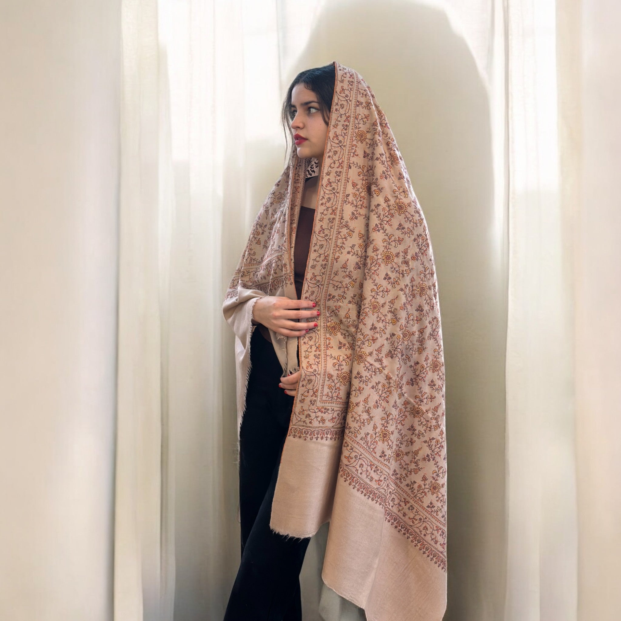 Pure Serenity Handmade Pashmina Shawl