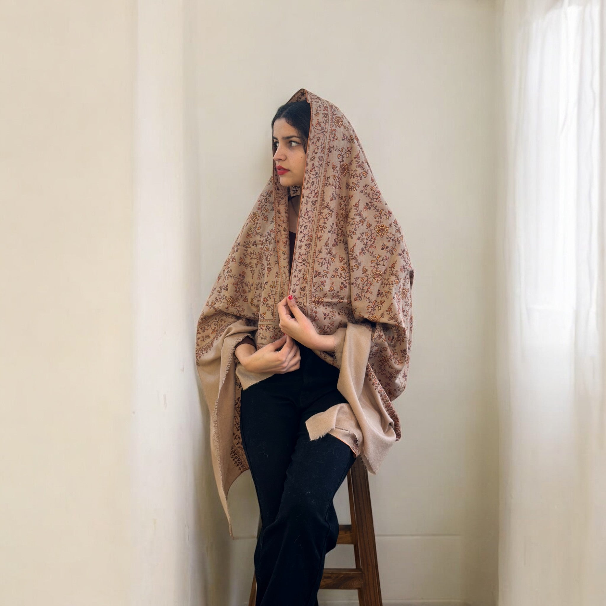 Pure Serenity Handmade Pashmina Shawl