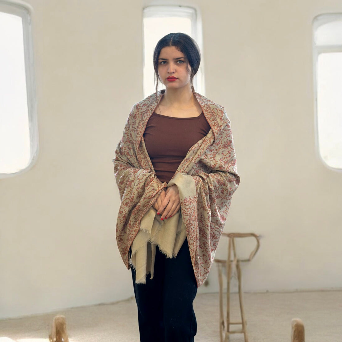 Serenity Handmade Pashmina Shawl
