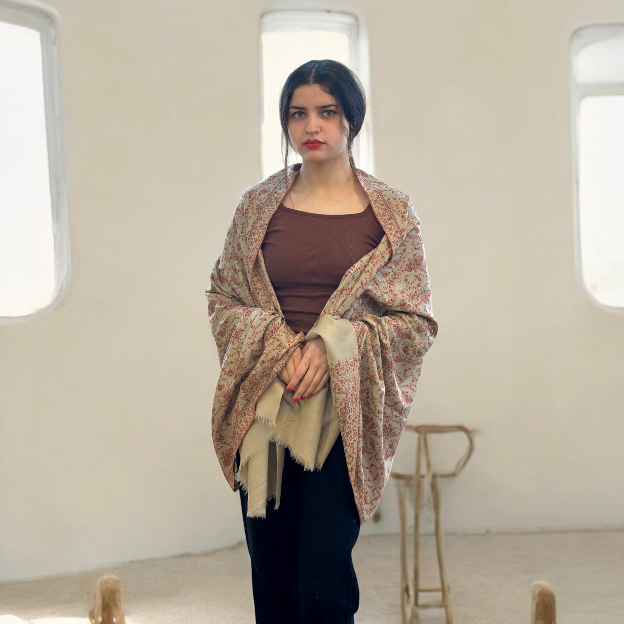 Serenity Handmade Pashmina Shawl