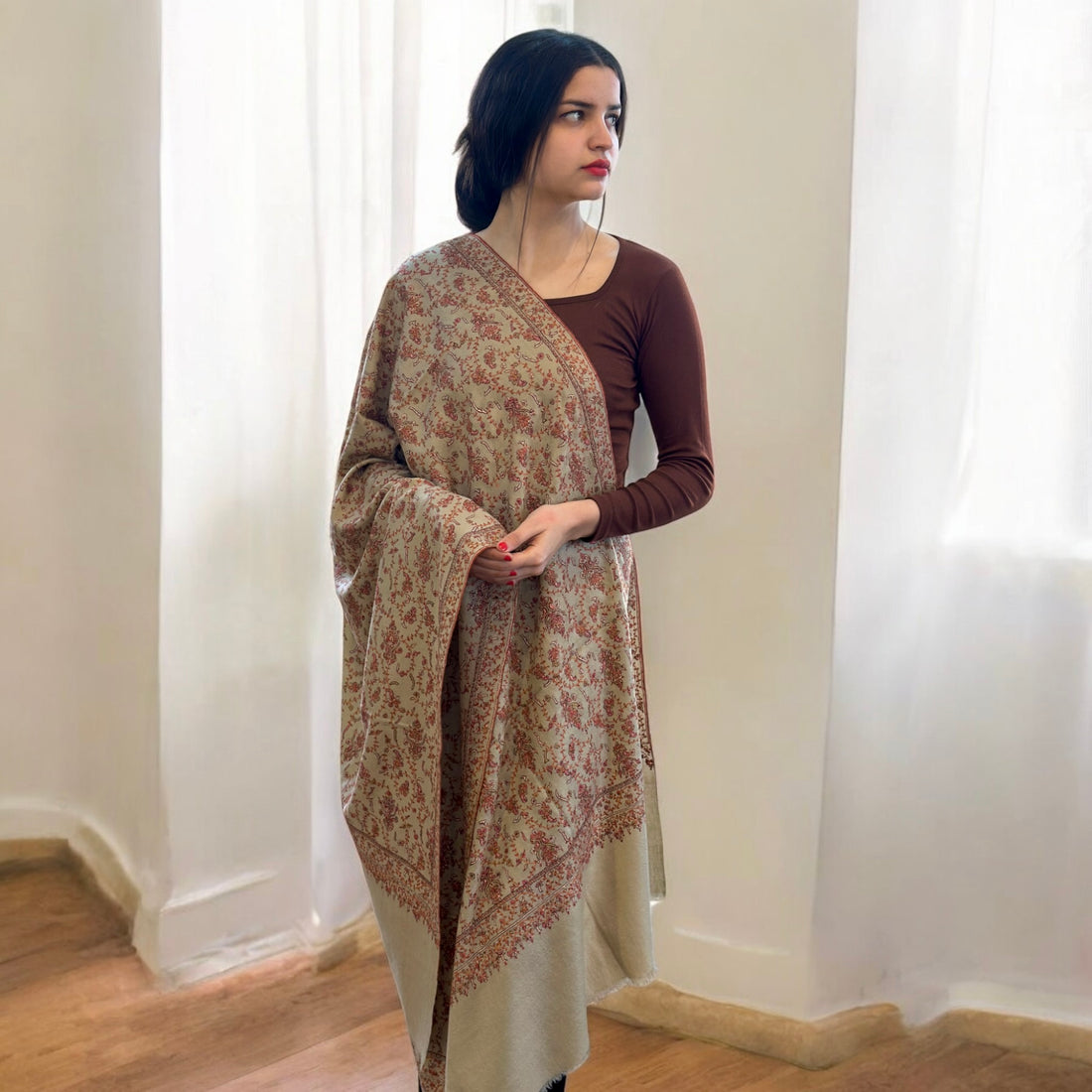 Serenity Handmade Pashmina Shawl