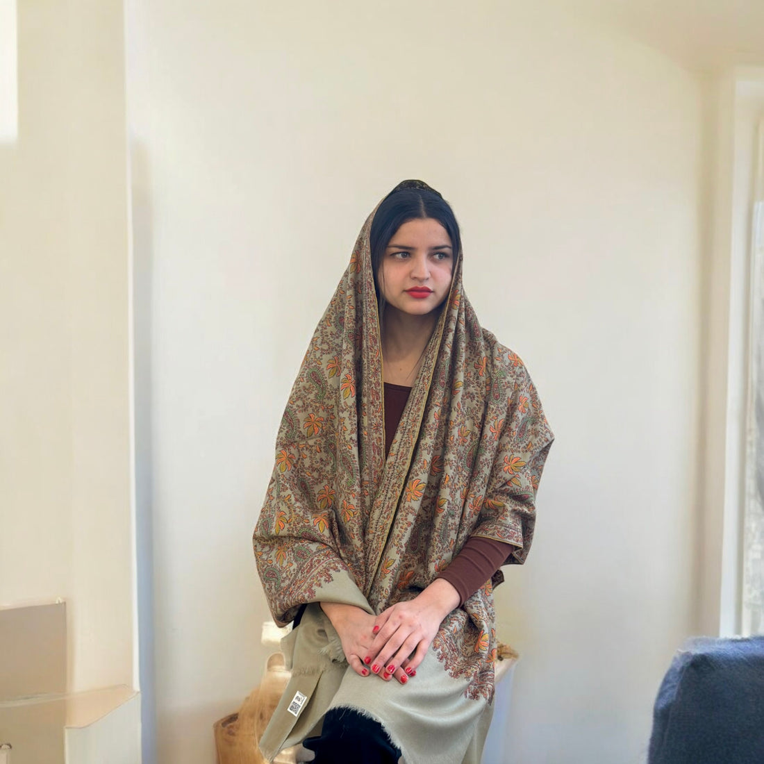 Natural Elegance Handmade Pashmina Shawl