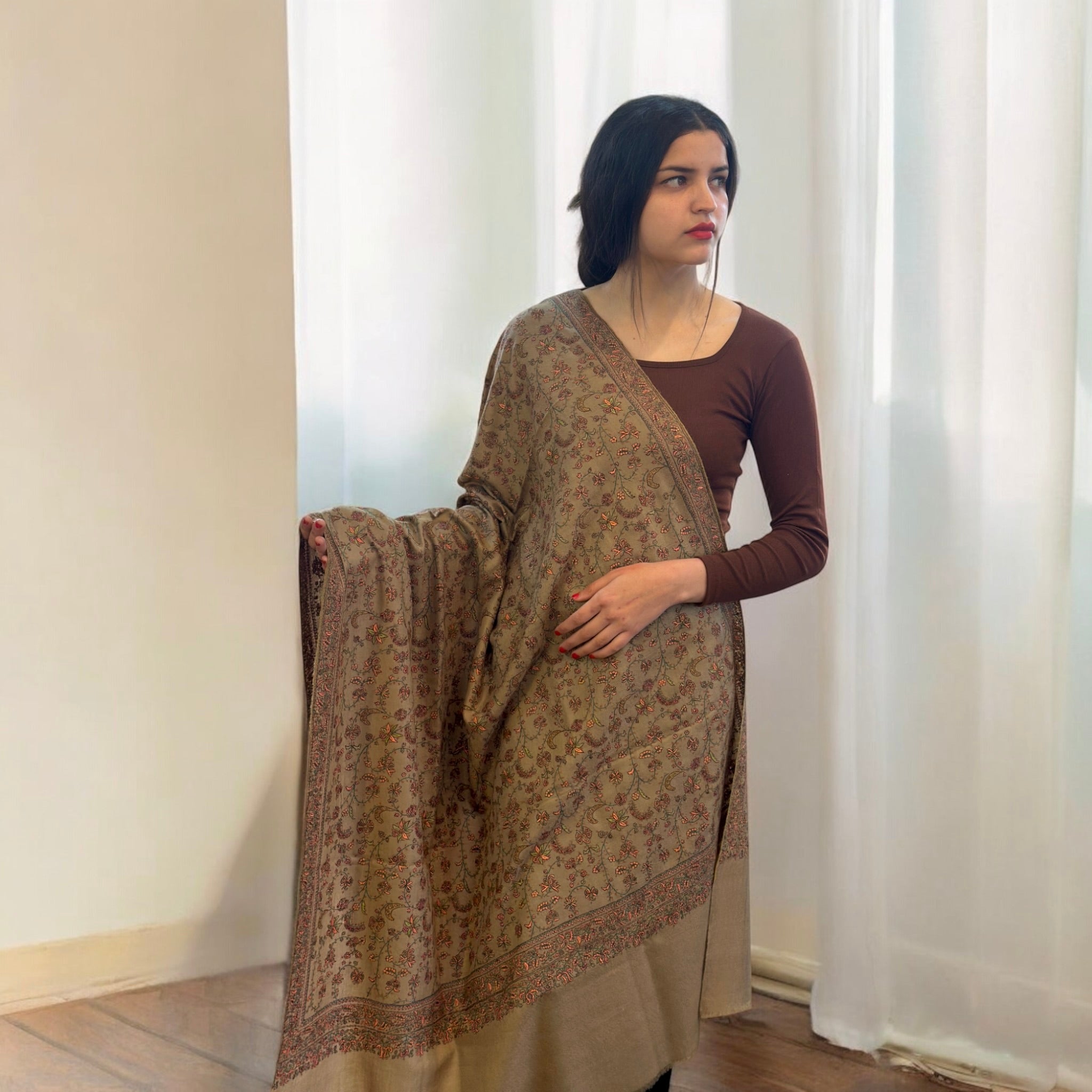 Royal Heritage Handmade Artisan Pashmina Shawl