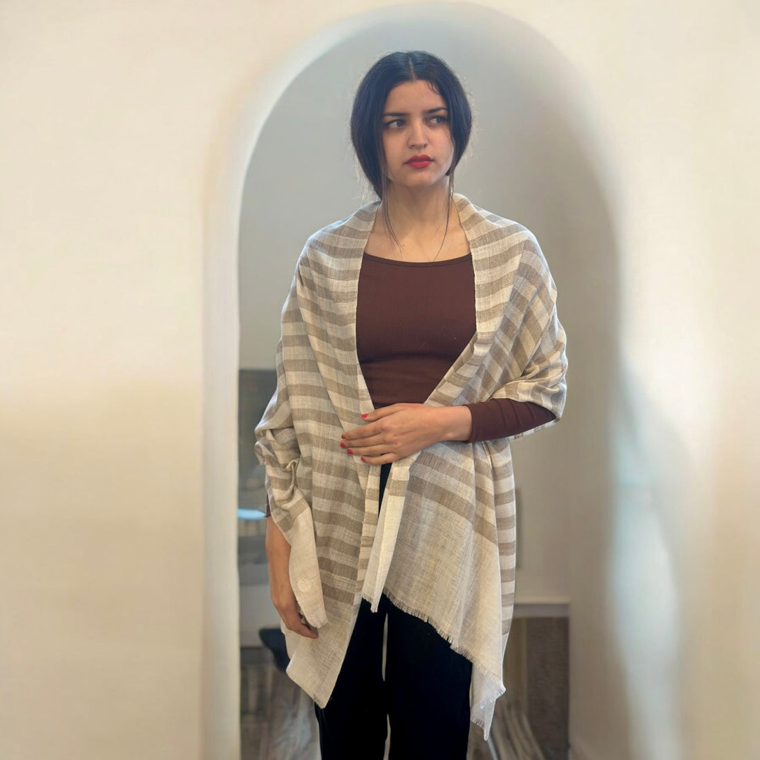 Ethereal Weave Pashmina Stole