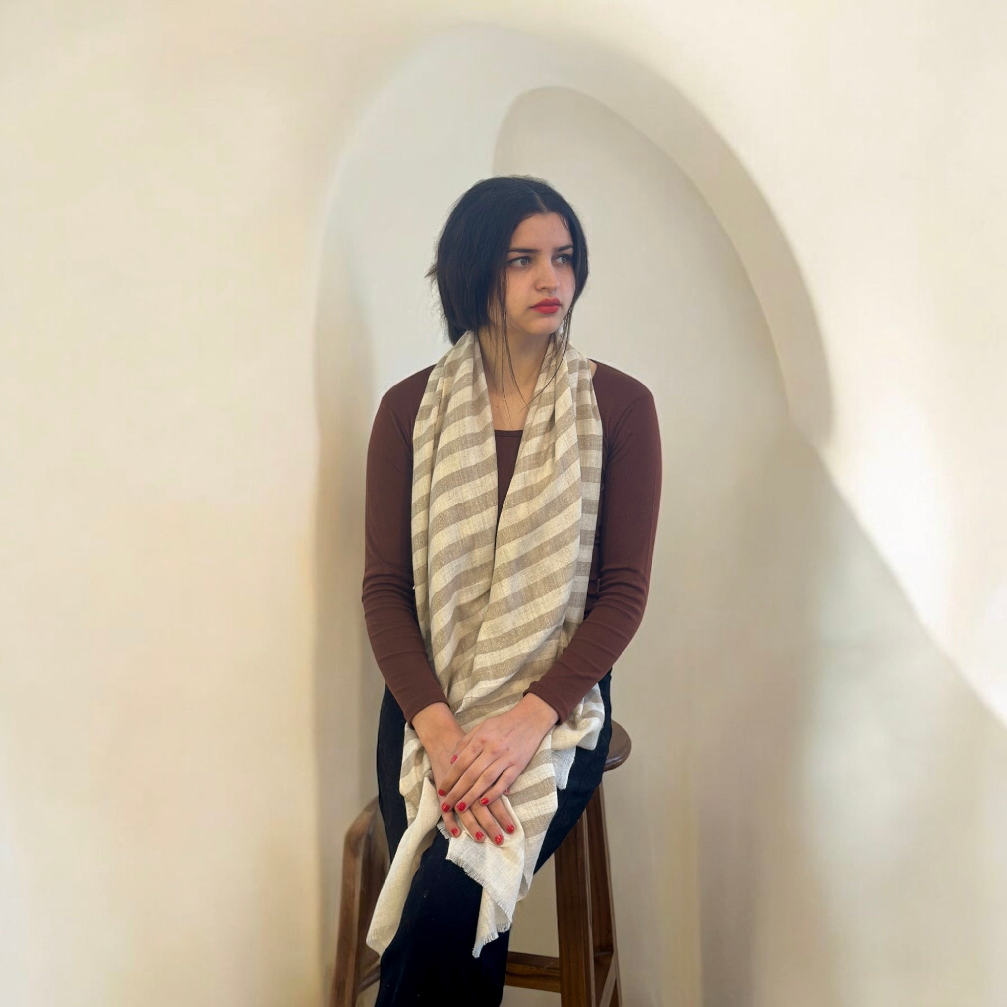 Ethereal Weave Pashmina Stole