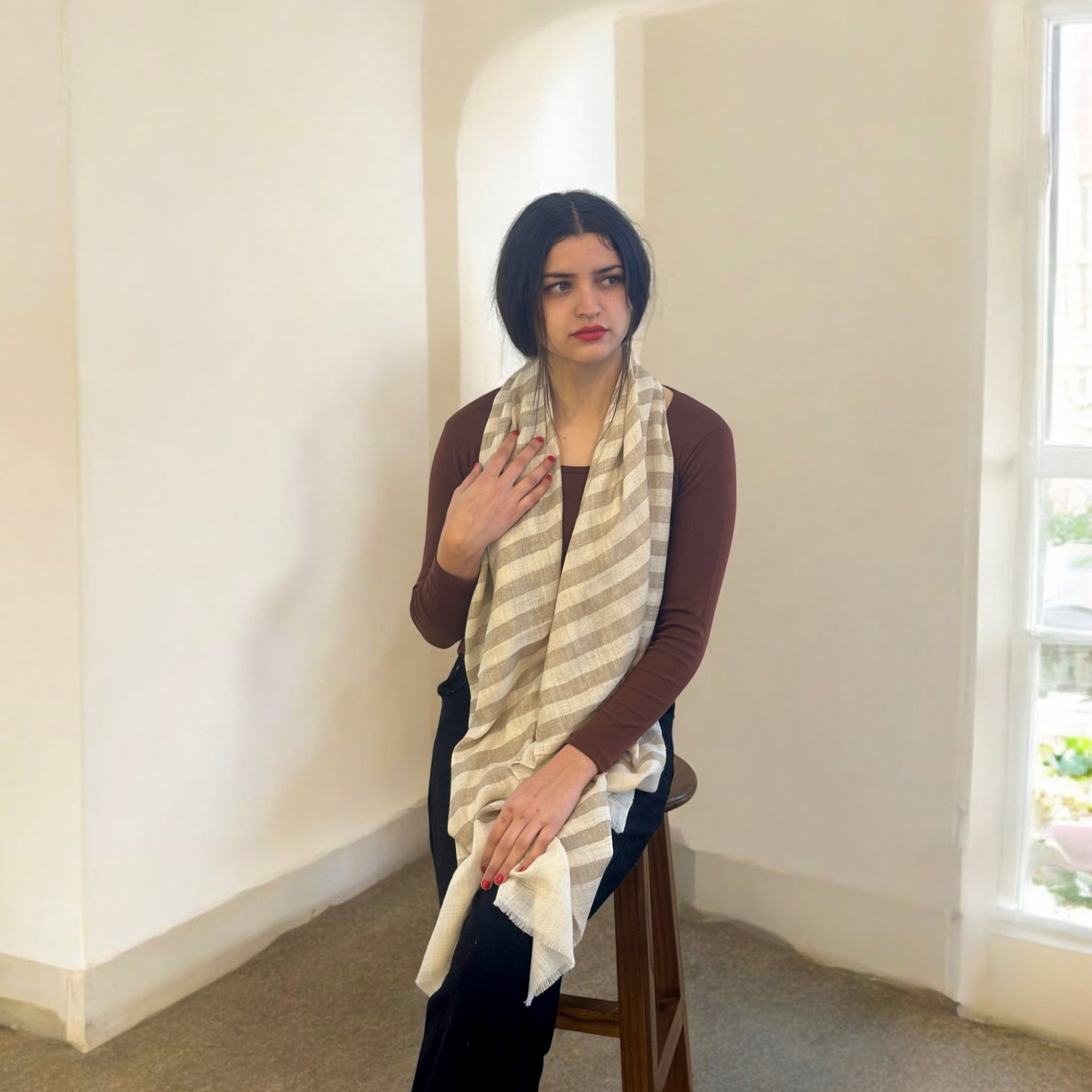 Ethereal Weave Pashmina Stole