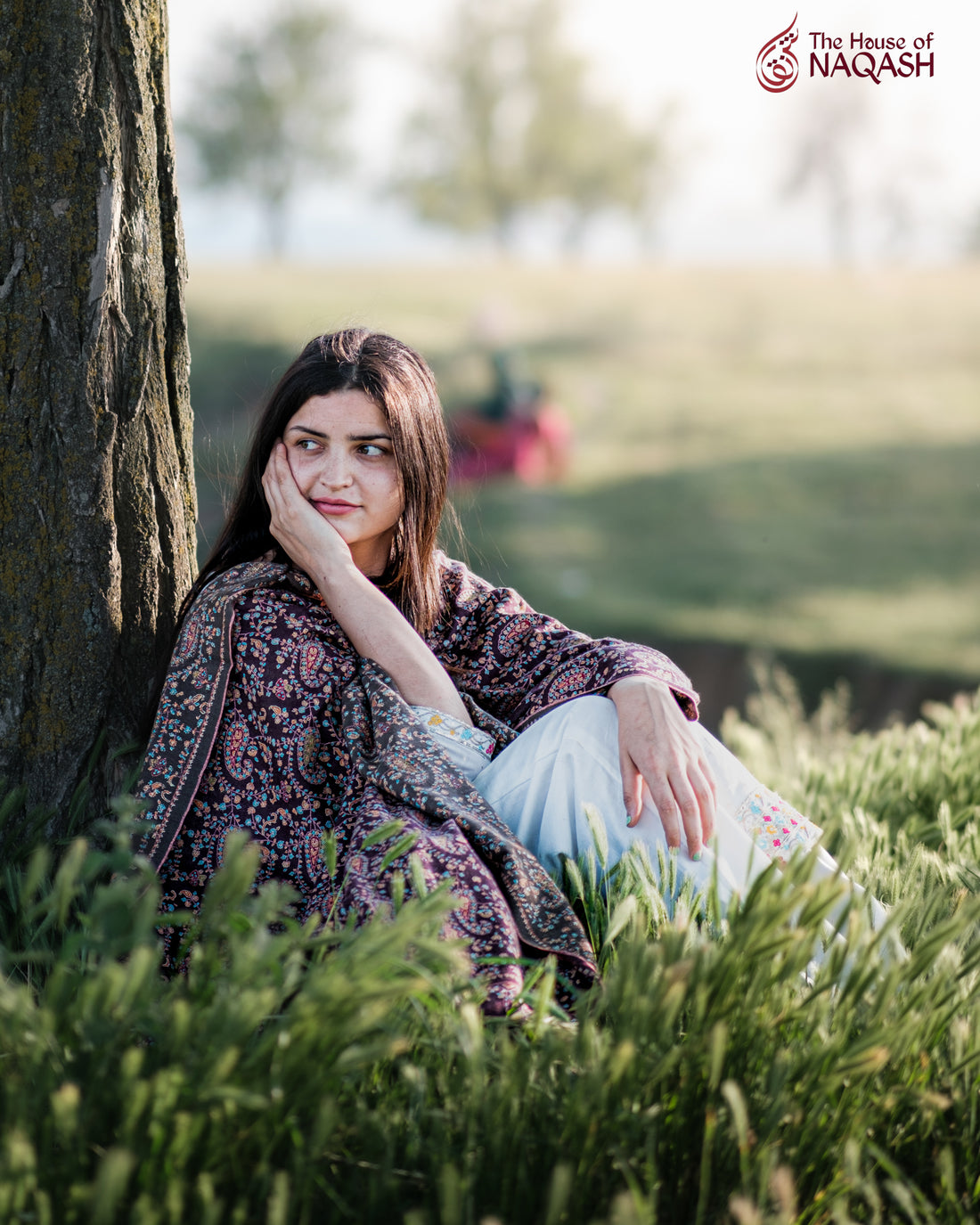 Dual-Texture Semi GI Pashmina Shawl Reversible