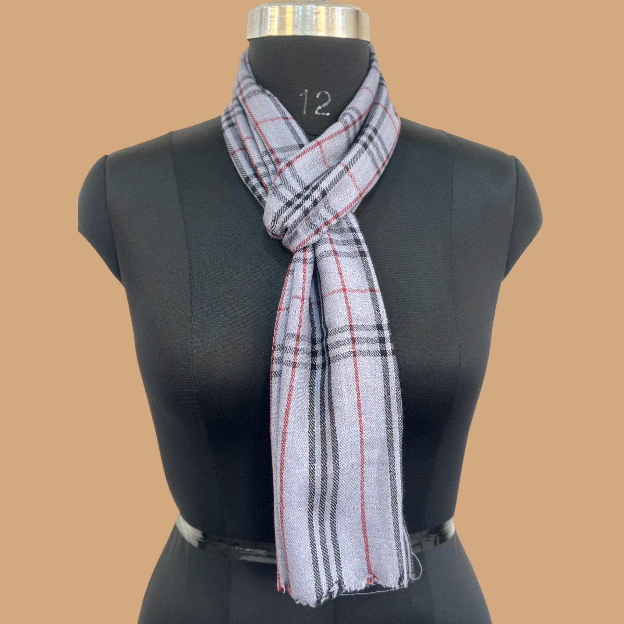 Midnight Indigo Wool Scarf