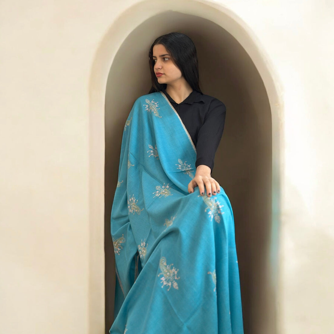 Lagoon Luxe GI Pashmina Shawl